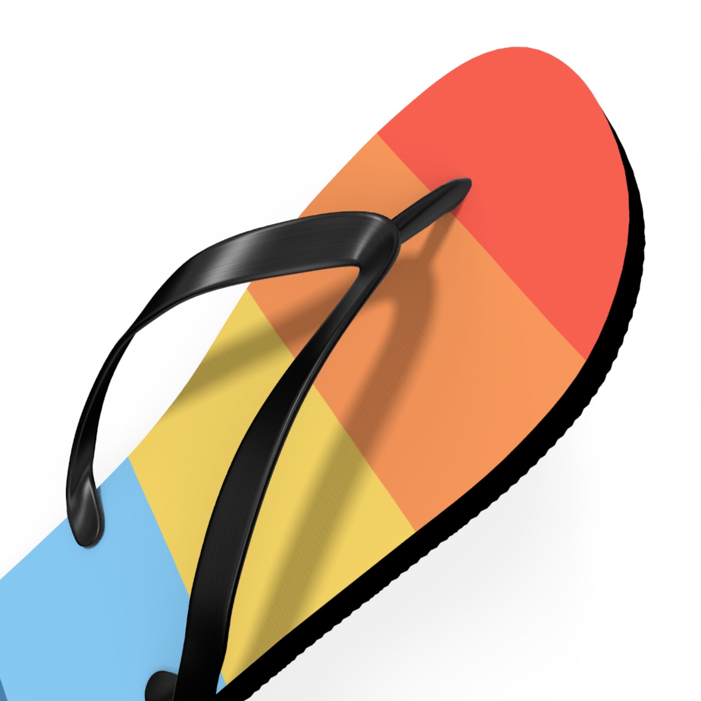 Colorful Summer Flip Flops, Beach Footwear, Vacation Sandals, Summer Accessories, Fun Pool Slides