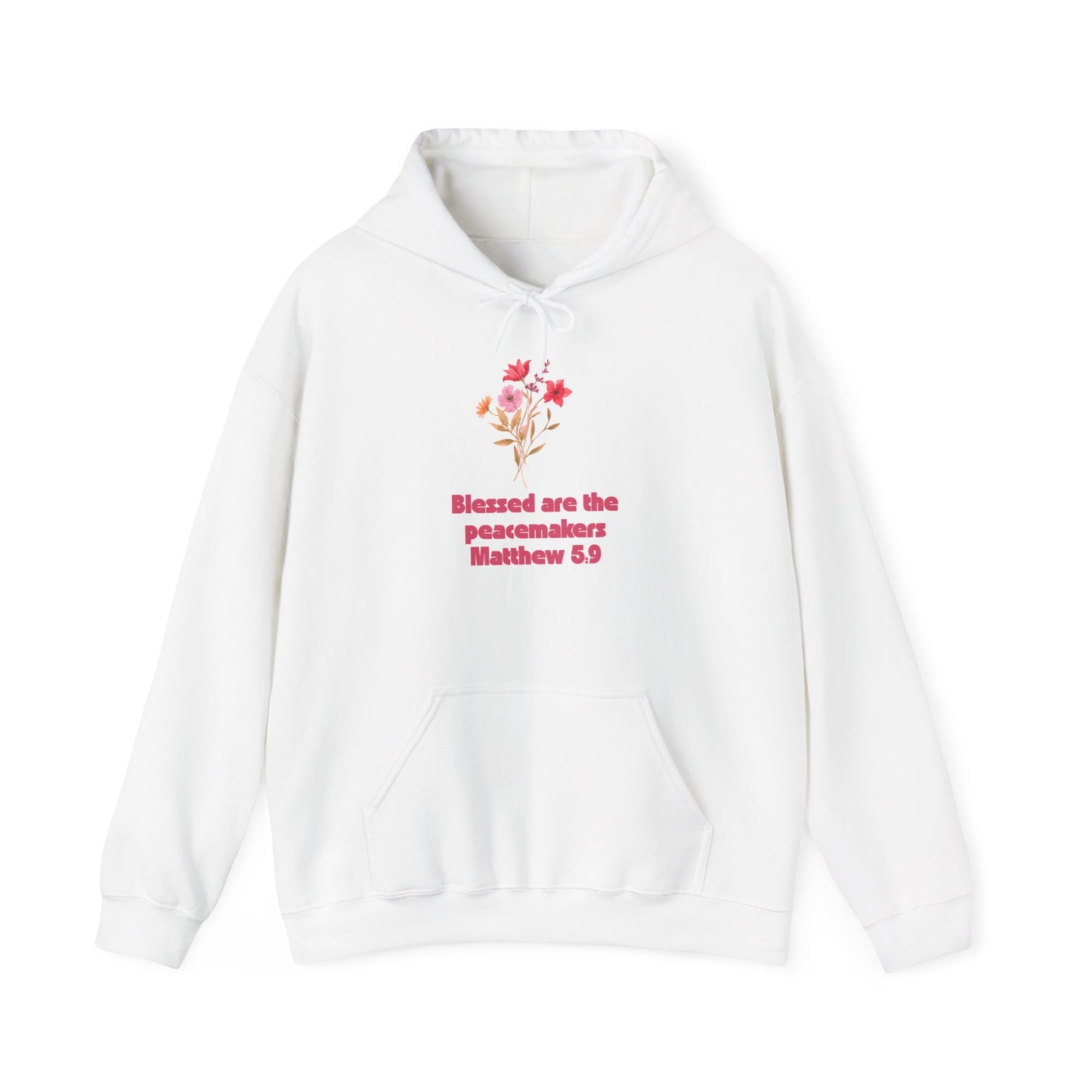 Blessed Are the Peacemakers Hoodie, Unisex Sweatshirt, Faith-Based Apparel, Gift for Christian Friends, Cozy Hooded Sweatshirt