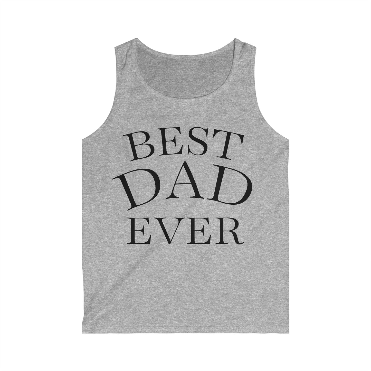Men's Best Dad Ever Softstyle Tank Top | Perfect Gift for Father's Day