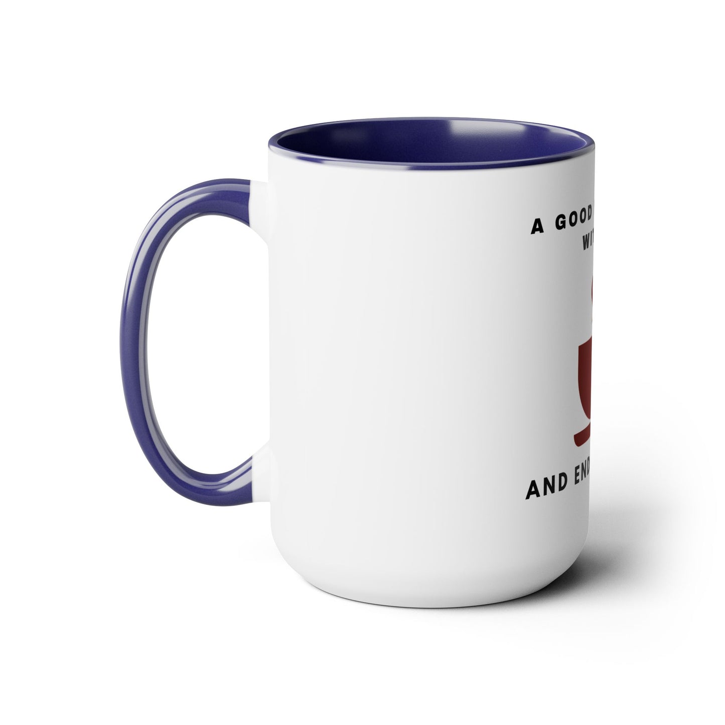 A Good Day Begins With Tea Two-Tone Mugs