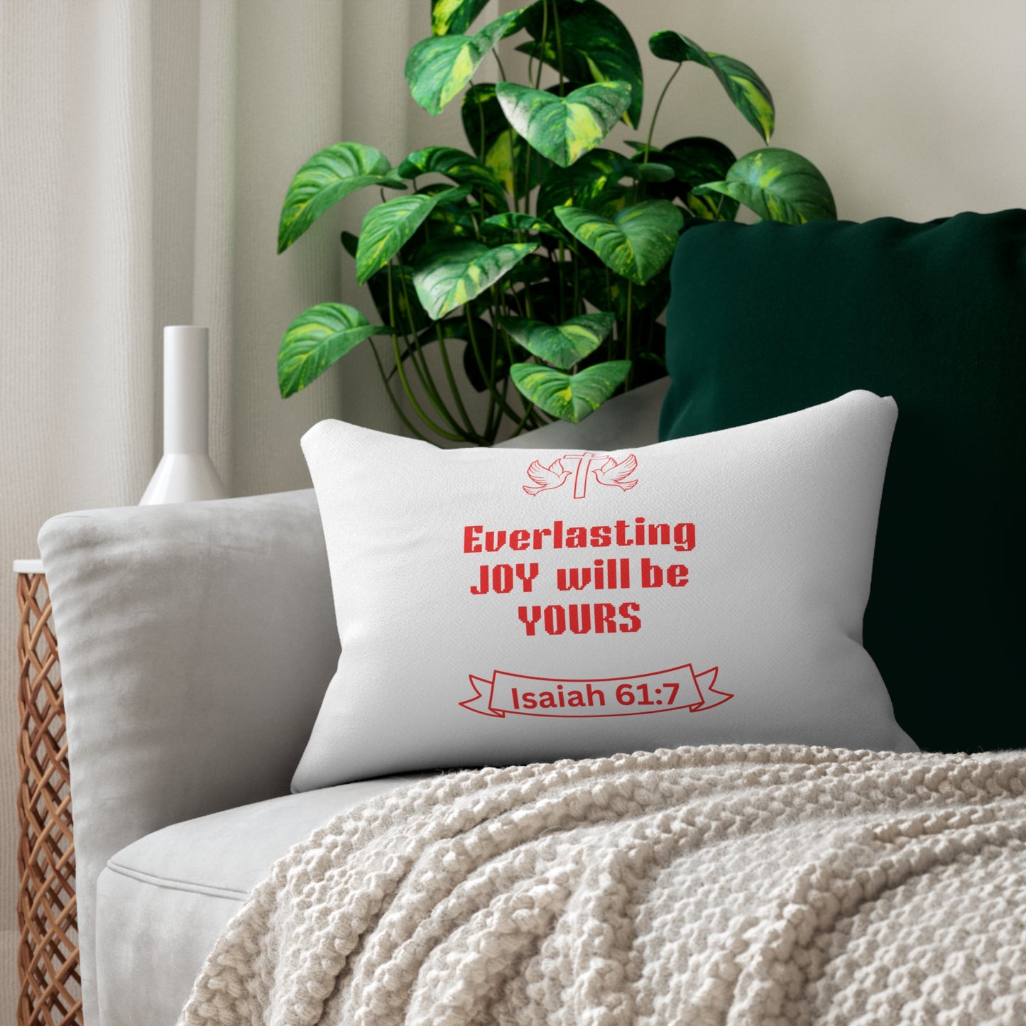 Inspirational Lumbar Pillow