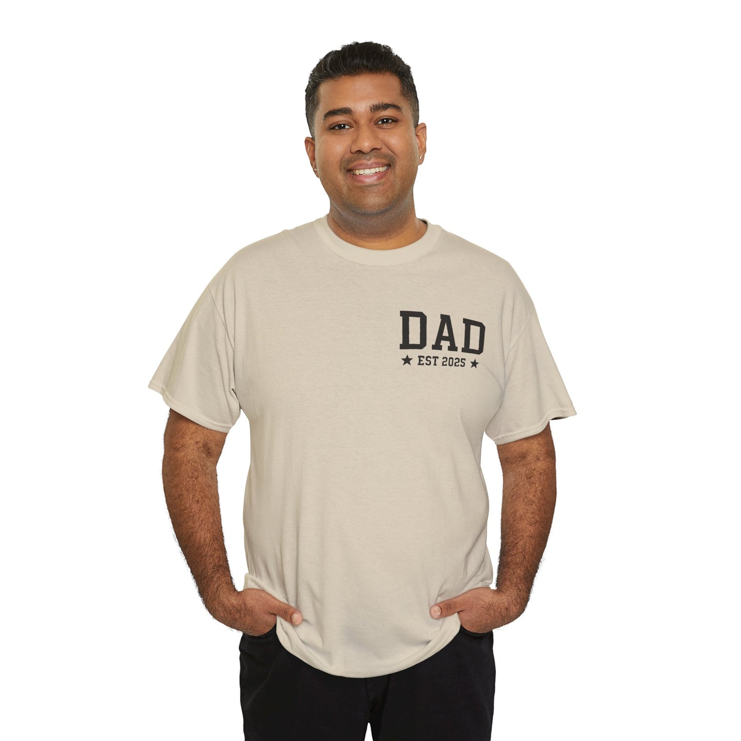 T-Shirt DAD EST 2025 Unisex Heavy Cotton Tee