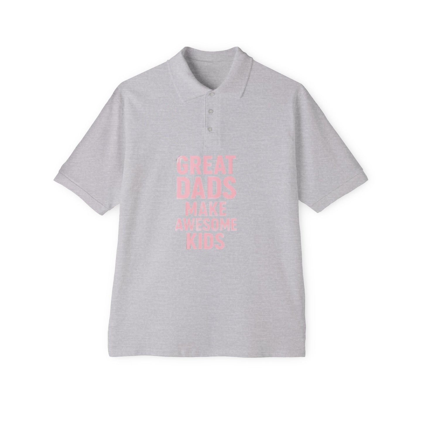 Polo Shirt Great Dad Make Awesome Kids Father's Day Gift