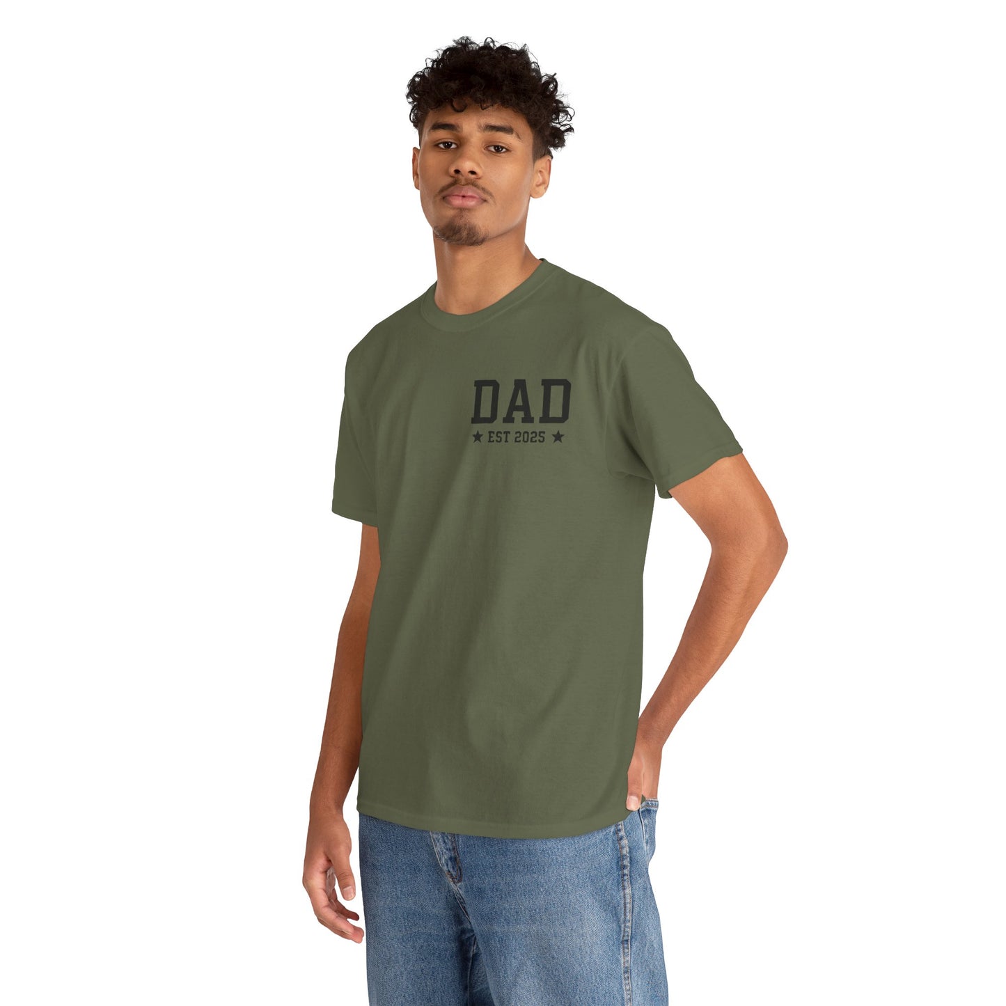 T-Shirt DAD EST 2025 Unisex Heavy Cotton Tee