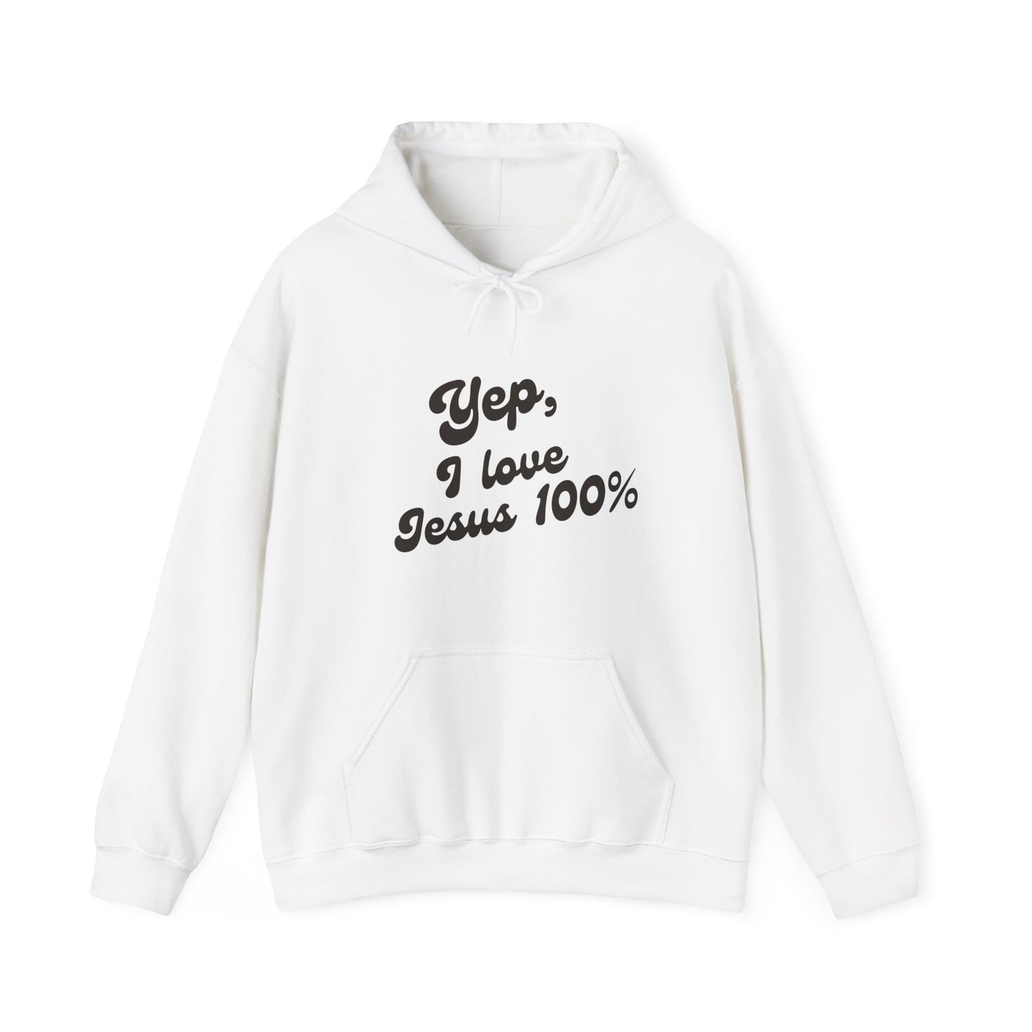 Yep I Love Jesus Faith-Inspired Hoodie