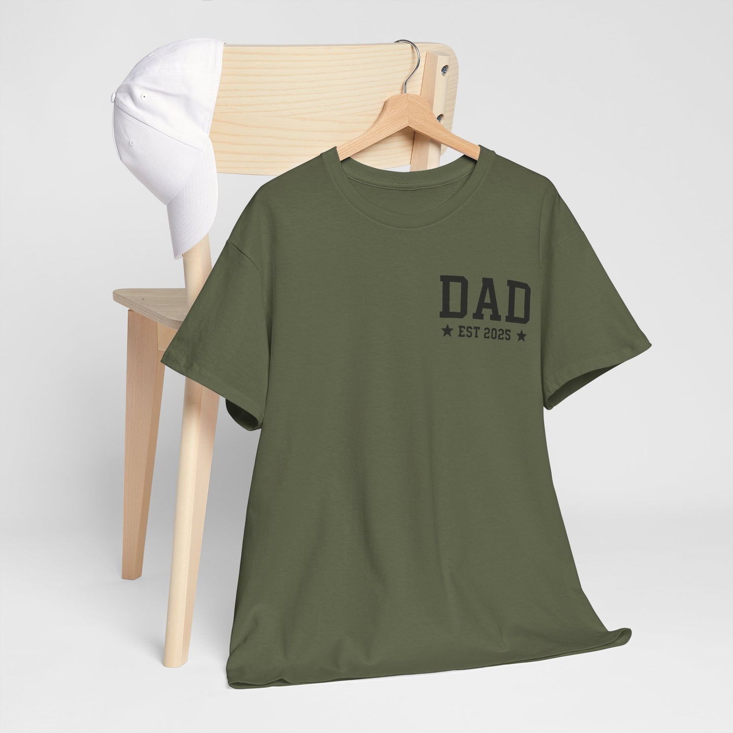 T-Shirt DAD EST 2025 Unisex Heavy Cotton Tee