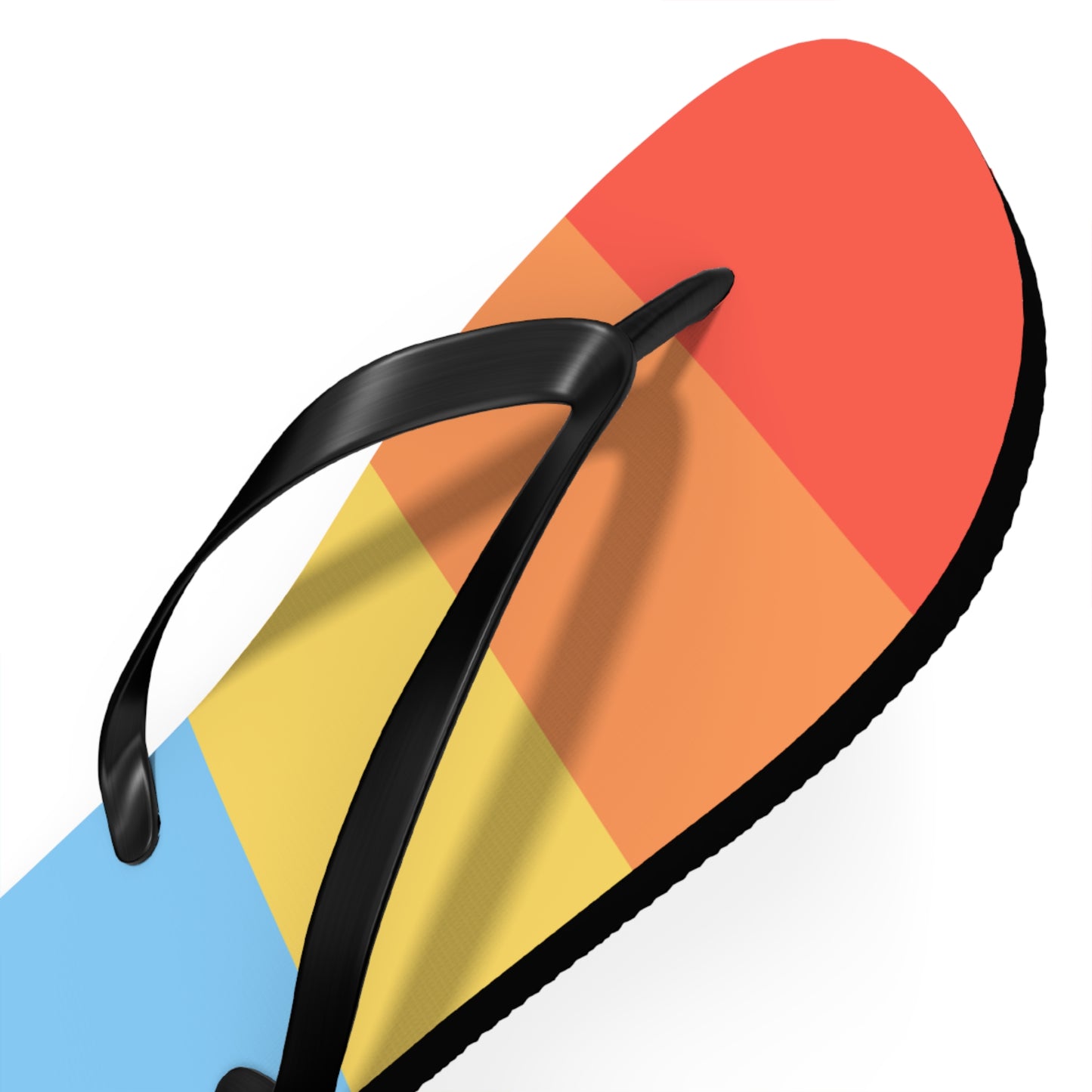 Colorful Summer Flip Flops, Beach Footwear, Vacation Sandals, Summer Accessories, Fun Pool Slides