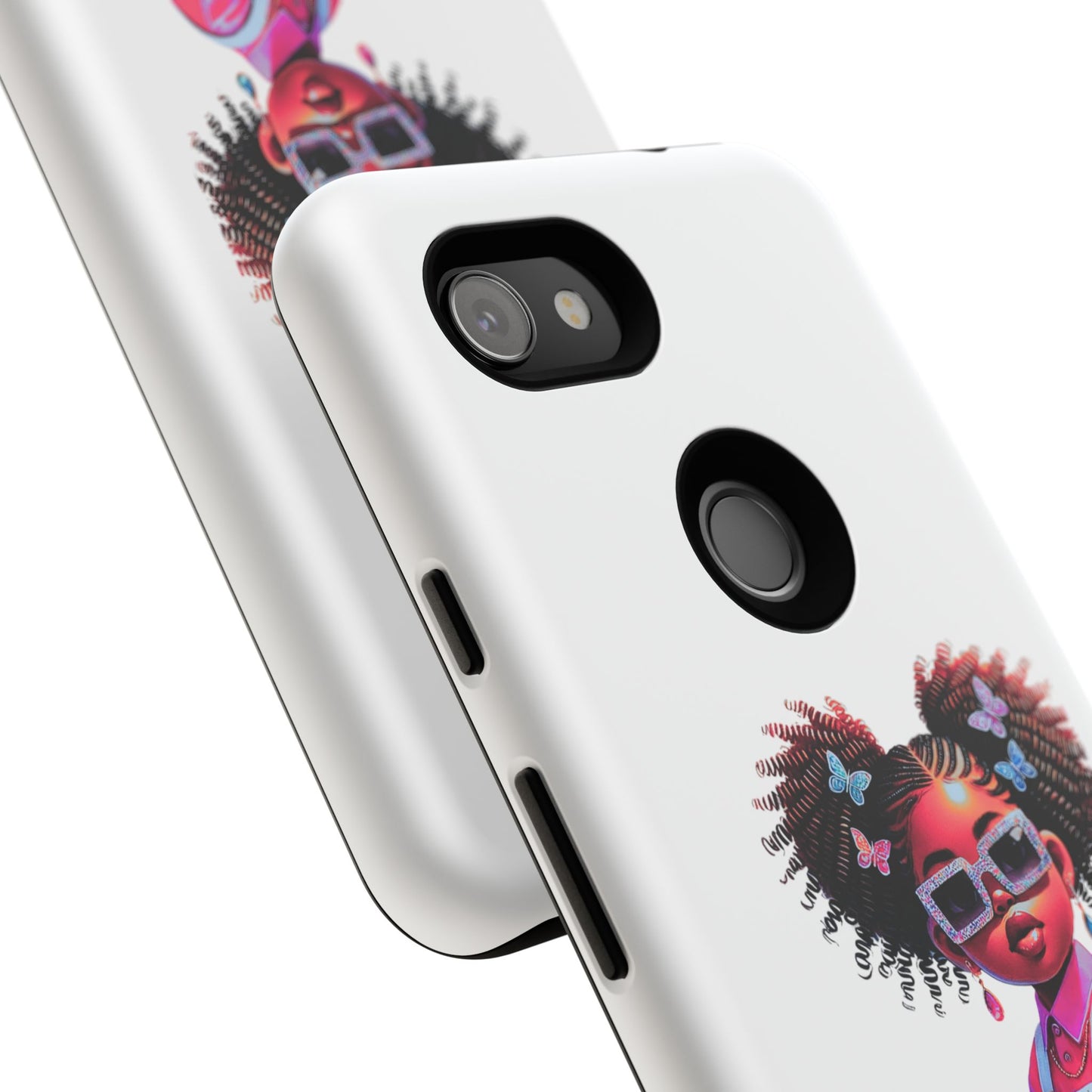 Trendy Phone Case - Sassy Girl Design, Personalized Gift, Durable Protection, Kid's Room Decor, Fun Accessory