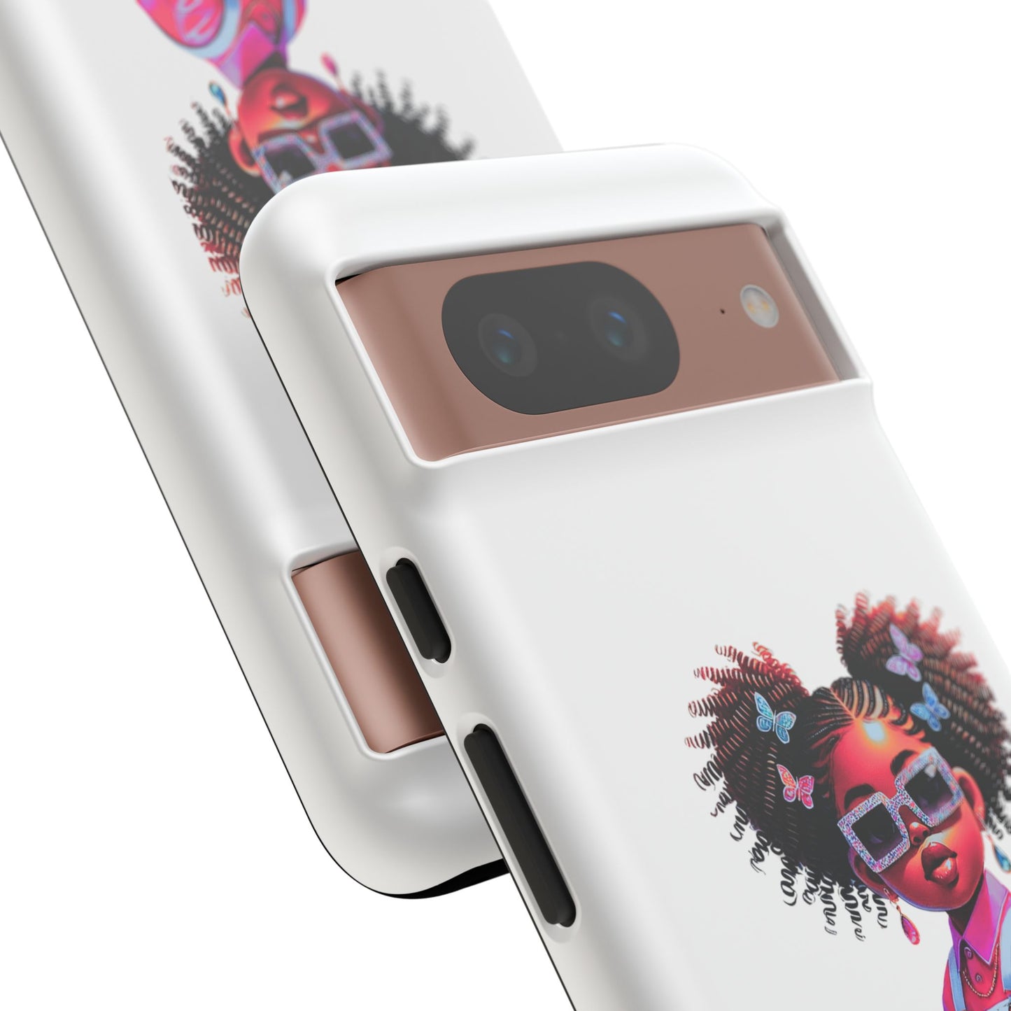 Trendy Phone Case - Sassy Girl Design, Personalized Gift, Durable Protection, Kid's Room Decor, Fun Accessory