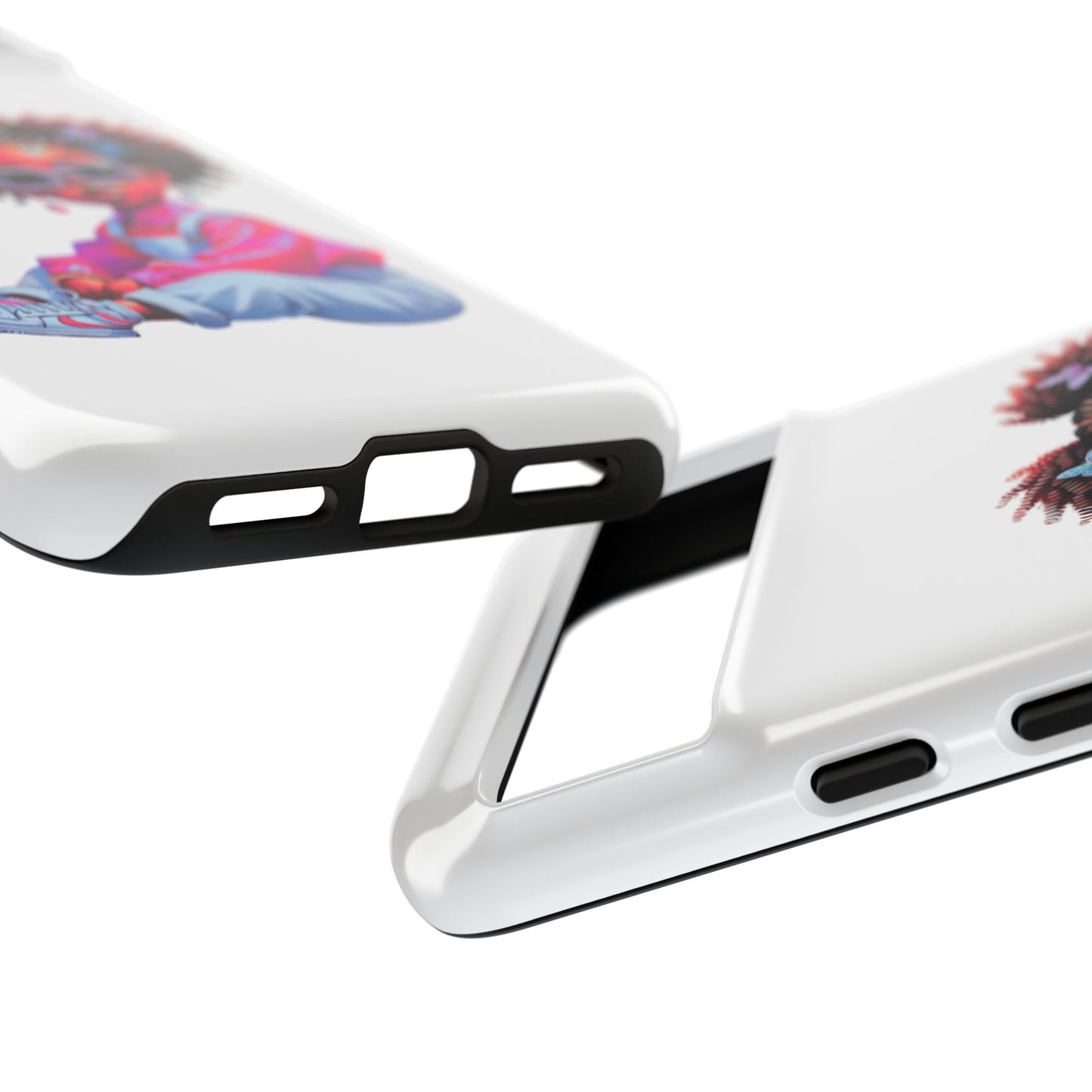 Trendy Phone Case - Sassy Girl Design, Personalized Gift, Durable Protection, Kid's Room Decor, Fun Accessory