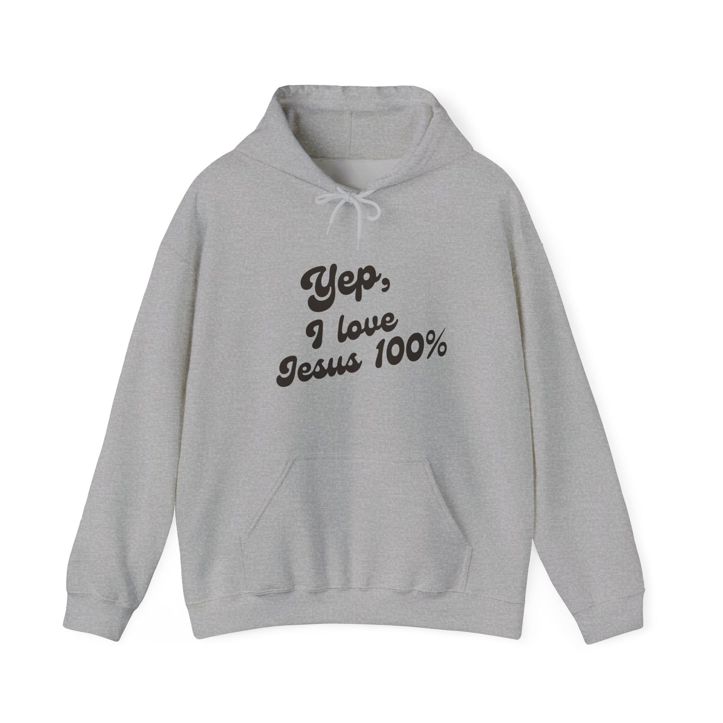 Yep I Love Jesus Faith-Inspired Hoodie