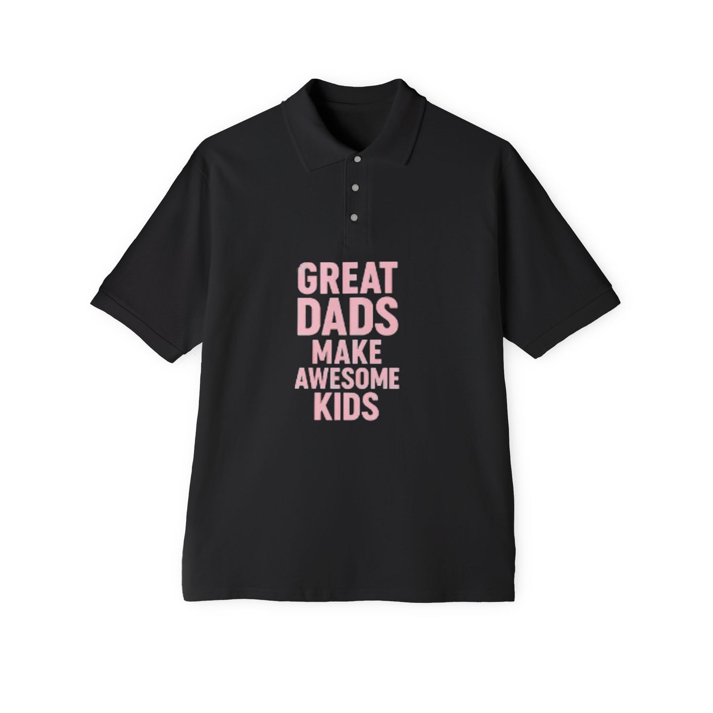 Polo Shirt Great Dad Make Awesome Kids Father's Day Gift