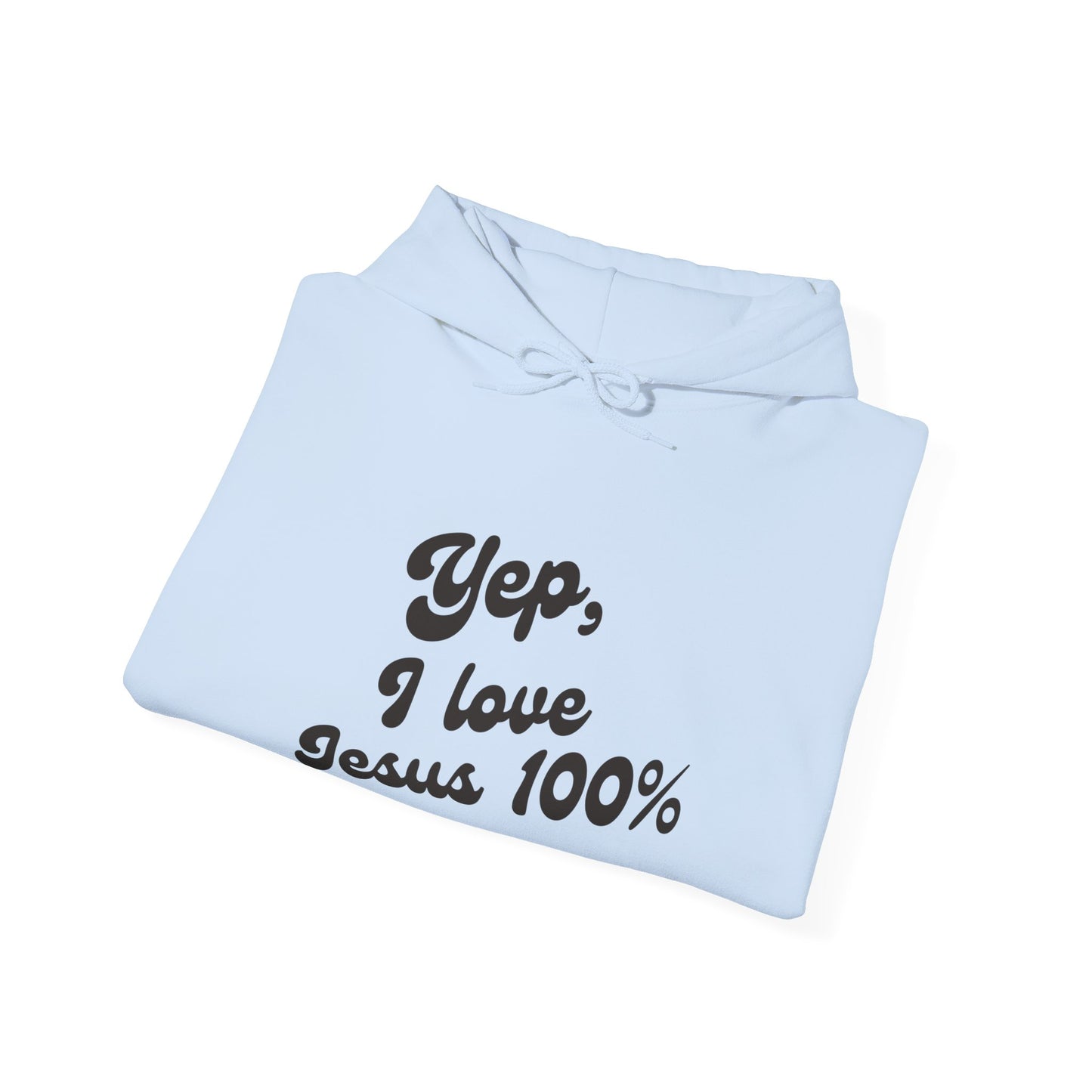 Yep I Love Jesus Faith-Inspired Hoodie