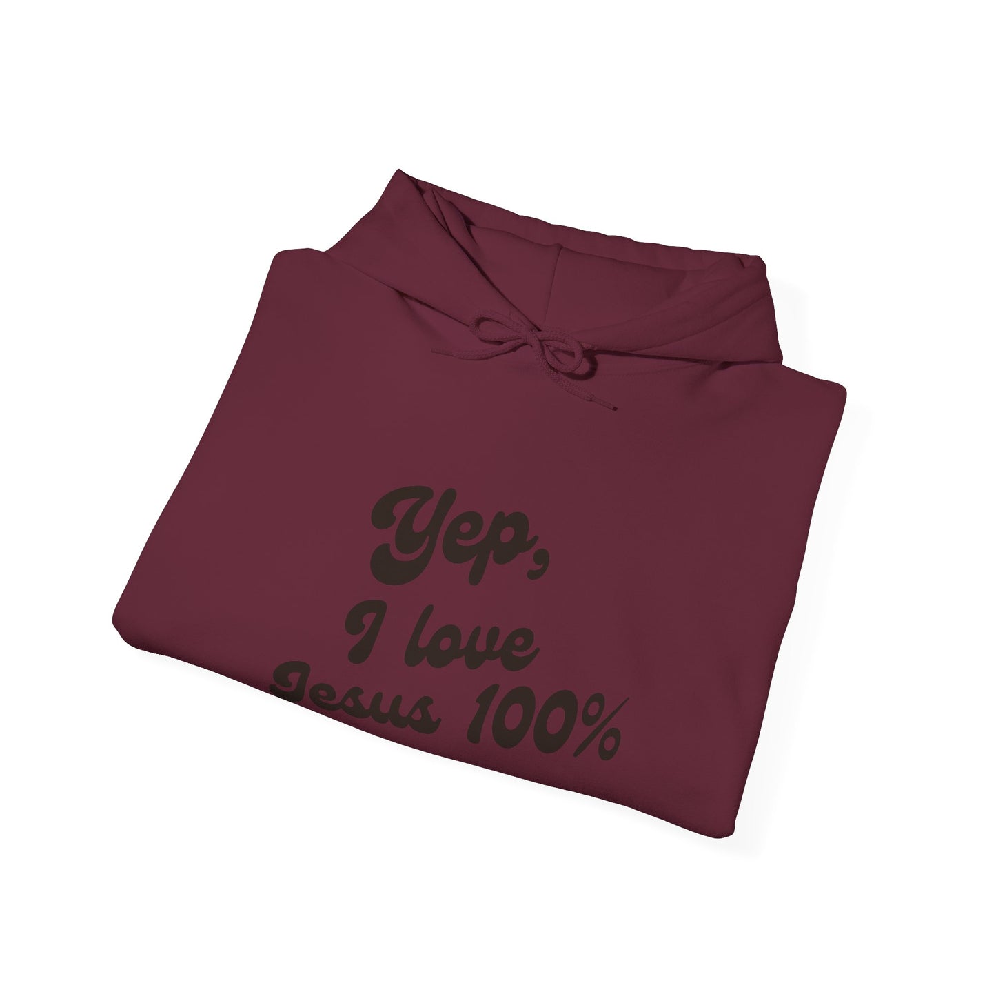 Yep I Love Jesus Faith-Inspired Hoodie