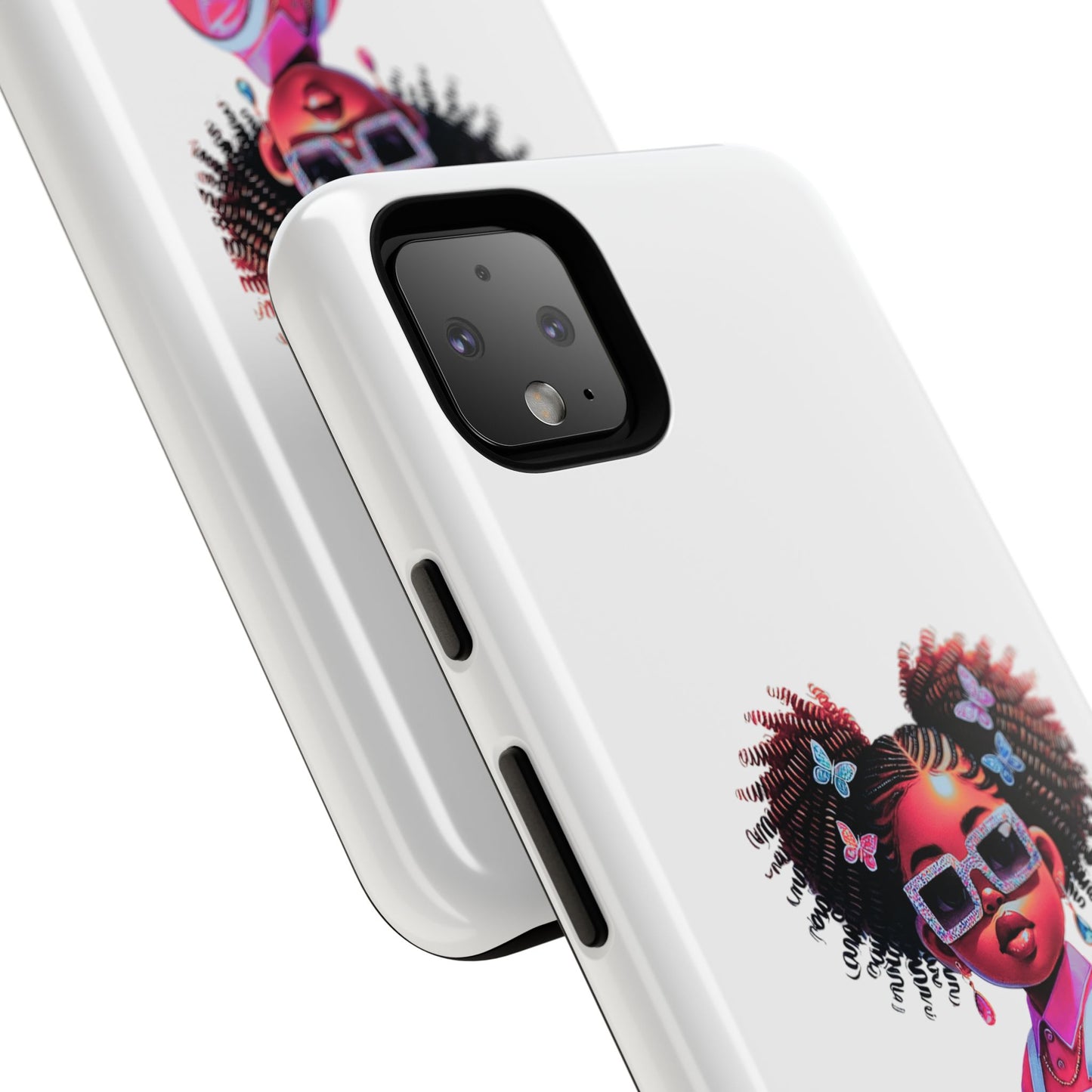 Trendy Phone Case - Sassy Girl Design, Personalized Gift, Durable Protection, Kid's Room Decor, Fun Accessory