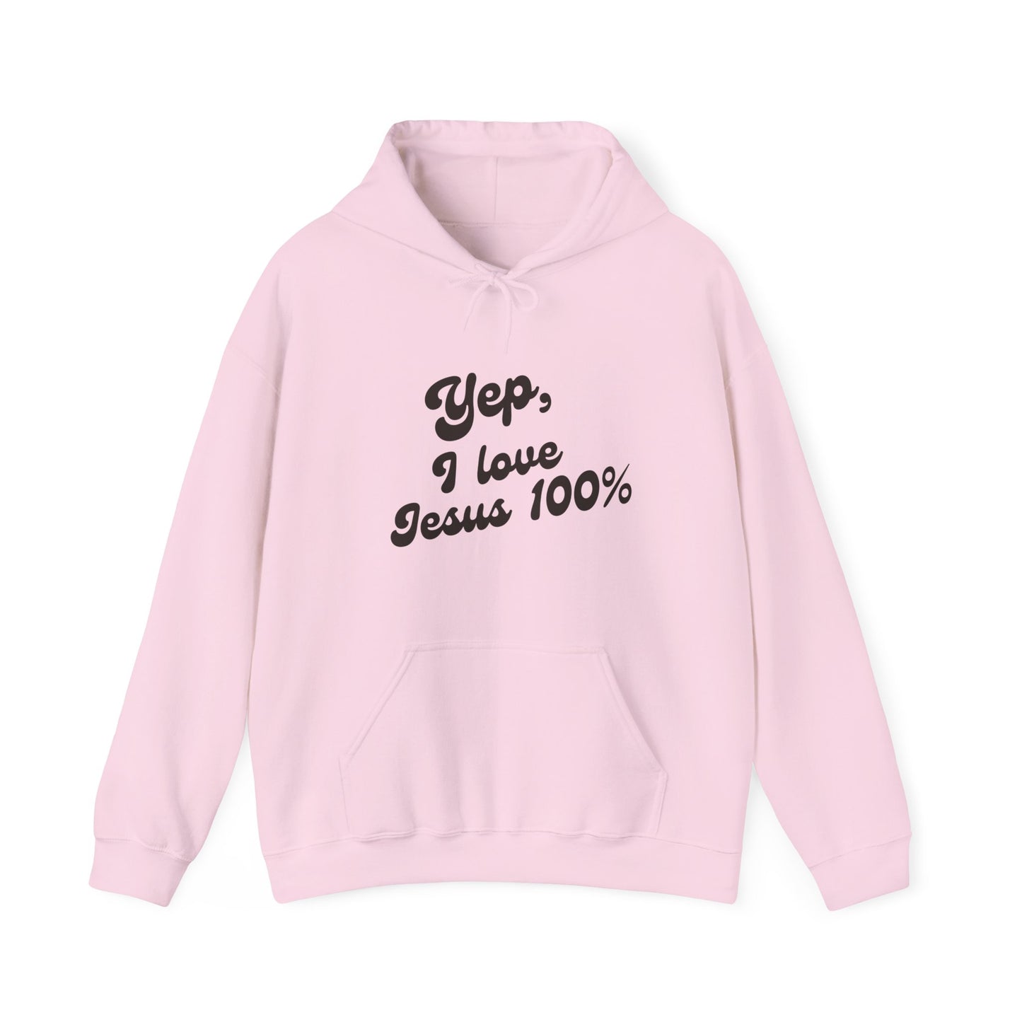 Yep I Love Jesus Faith-Inspired Hoodie