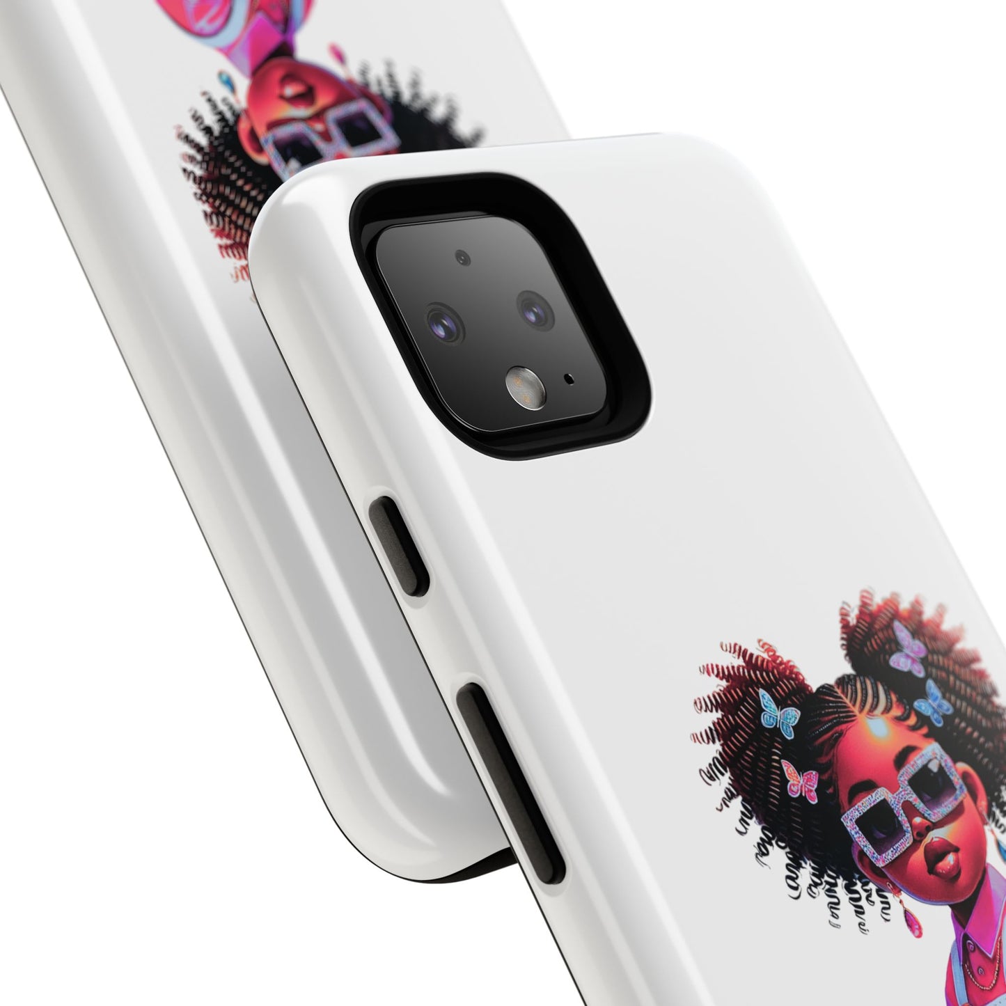 Trendy Phone Case - Sassy Girl Design, Personalized Gift, Durable Protection, Kid's Room Decor, Fun Accessory