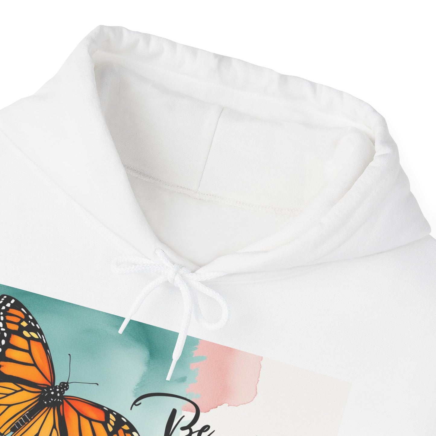 Be Transformed Butterfly Hoodie - Inspirational Unisex Sweatshirt for Comfort and Style