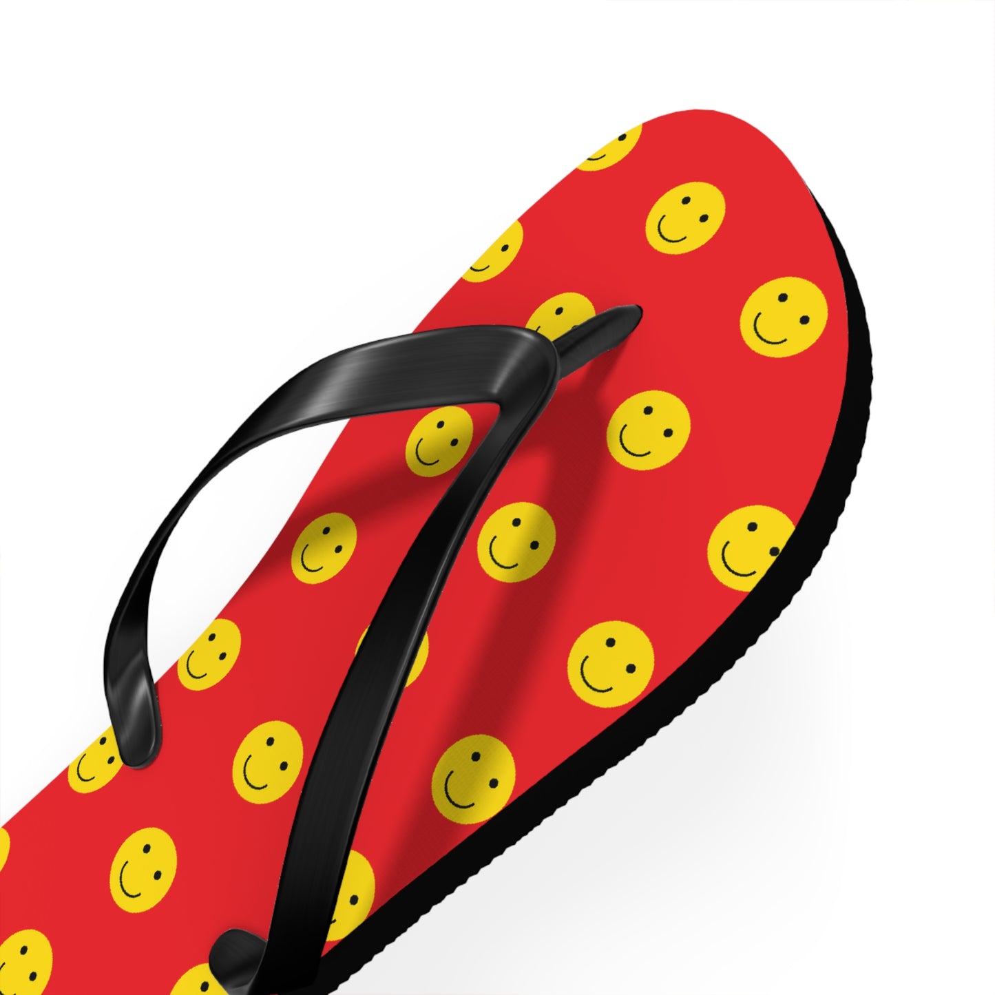 Flip Flops - Bright Smiley Fun Beach Footwear for Summer Vibes