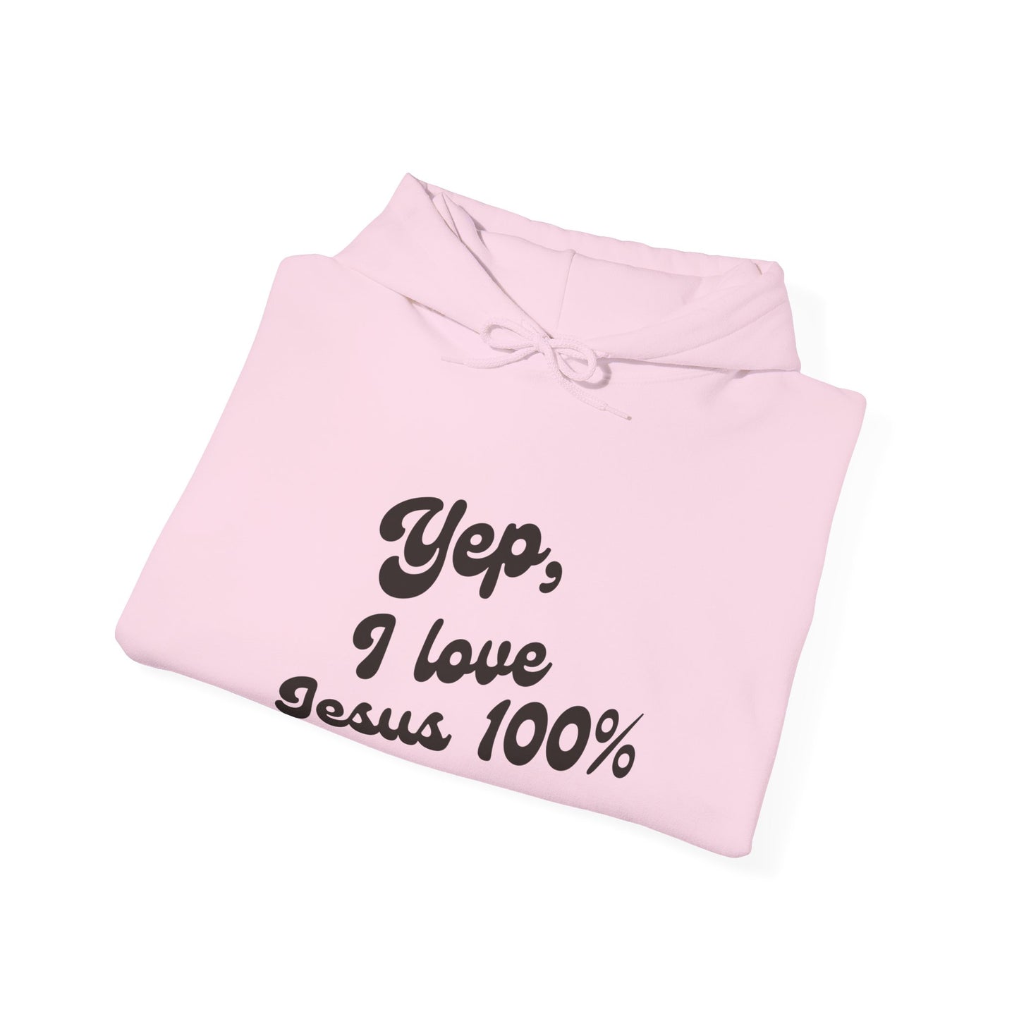 Yep I Love Jesus Faith-Inspired Hoodie