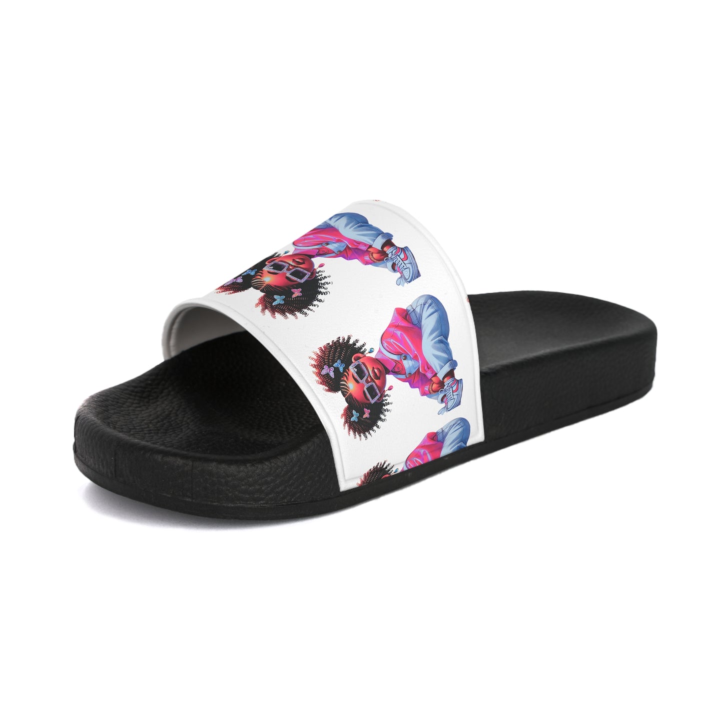 Fun & Funky Women's Slide Sandals - Vibrant Summer Footwear, Pool Slides, Beach Sandals, Trendy Slippers, Gift for Her
