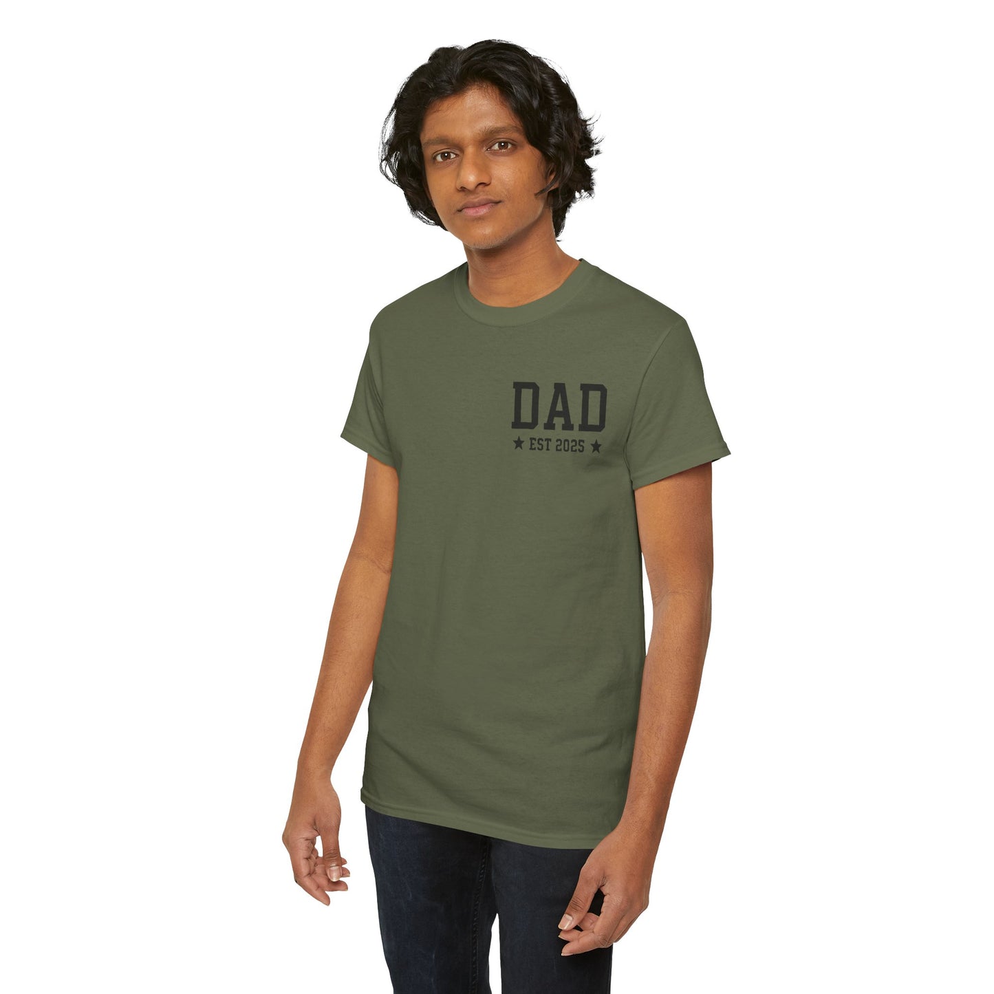 T-Shirt DAD EST 2025 Unisex Heavy Cotton Tee