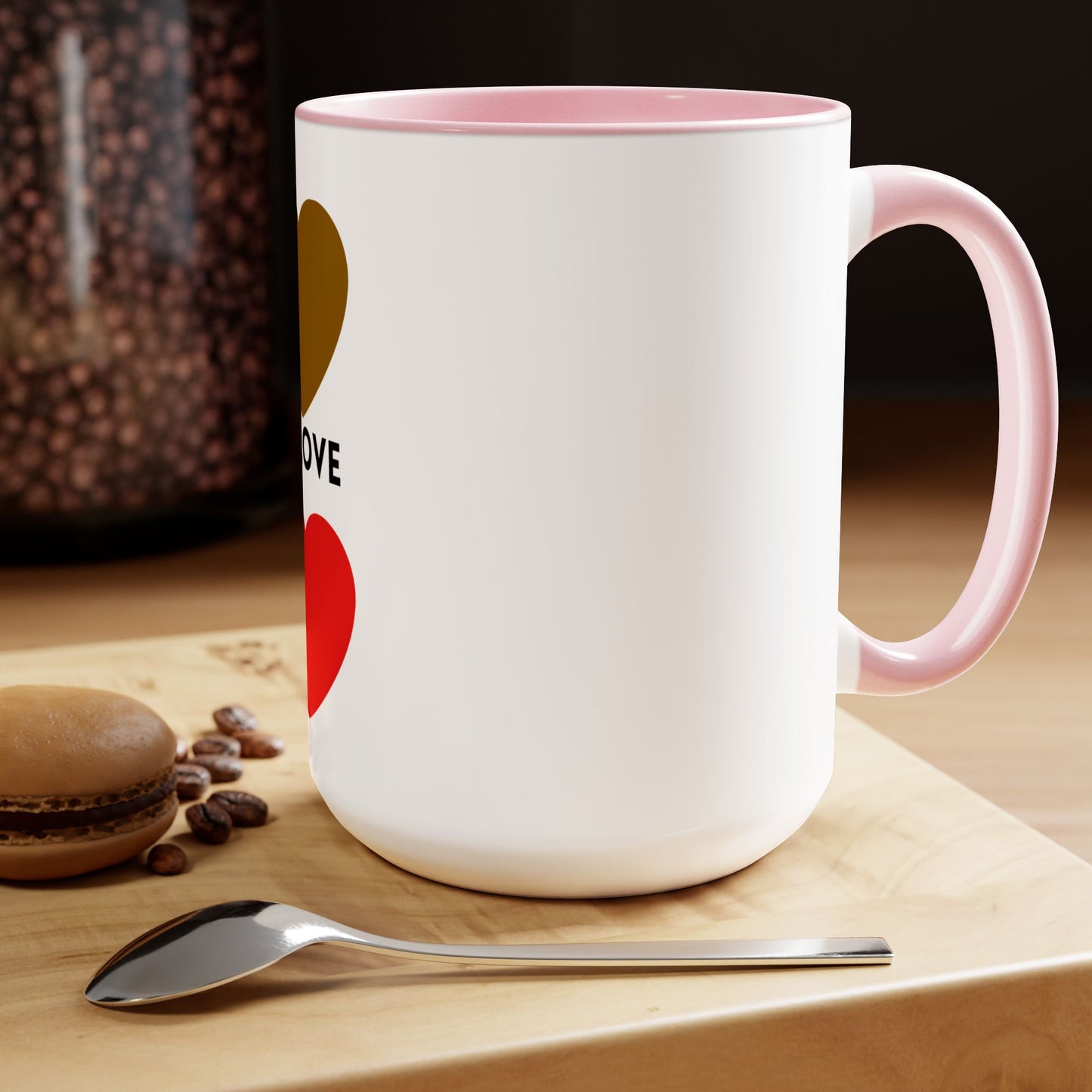 All I Need Is Love Two-Tone Coffee Mugs