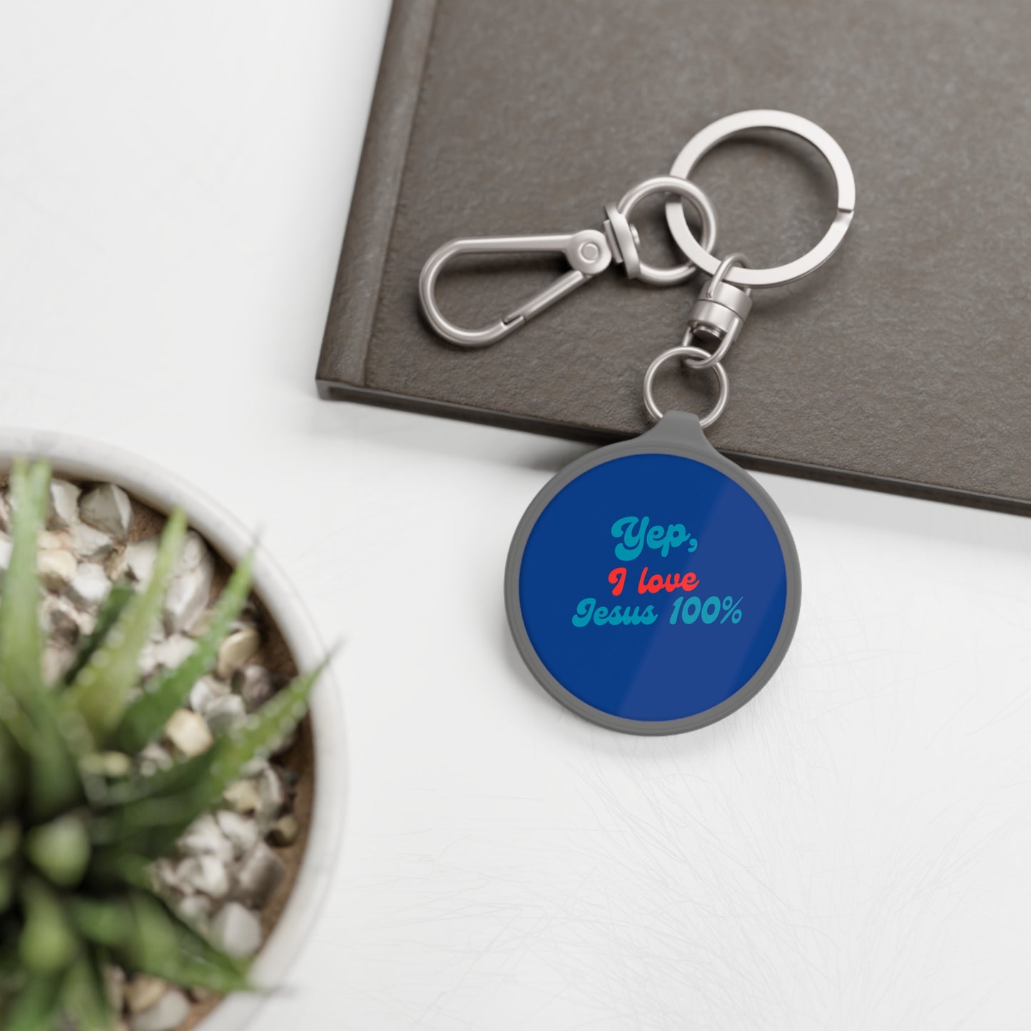 Yep I love Jesus Keyring Tag