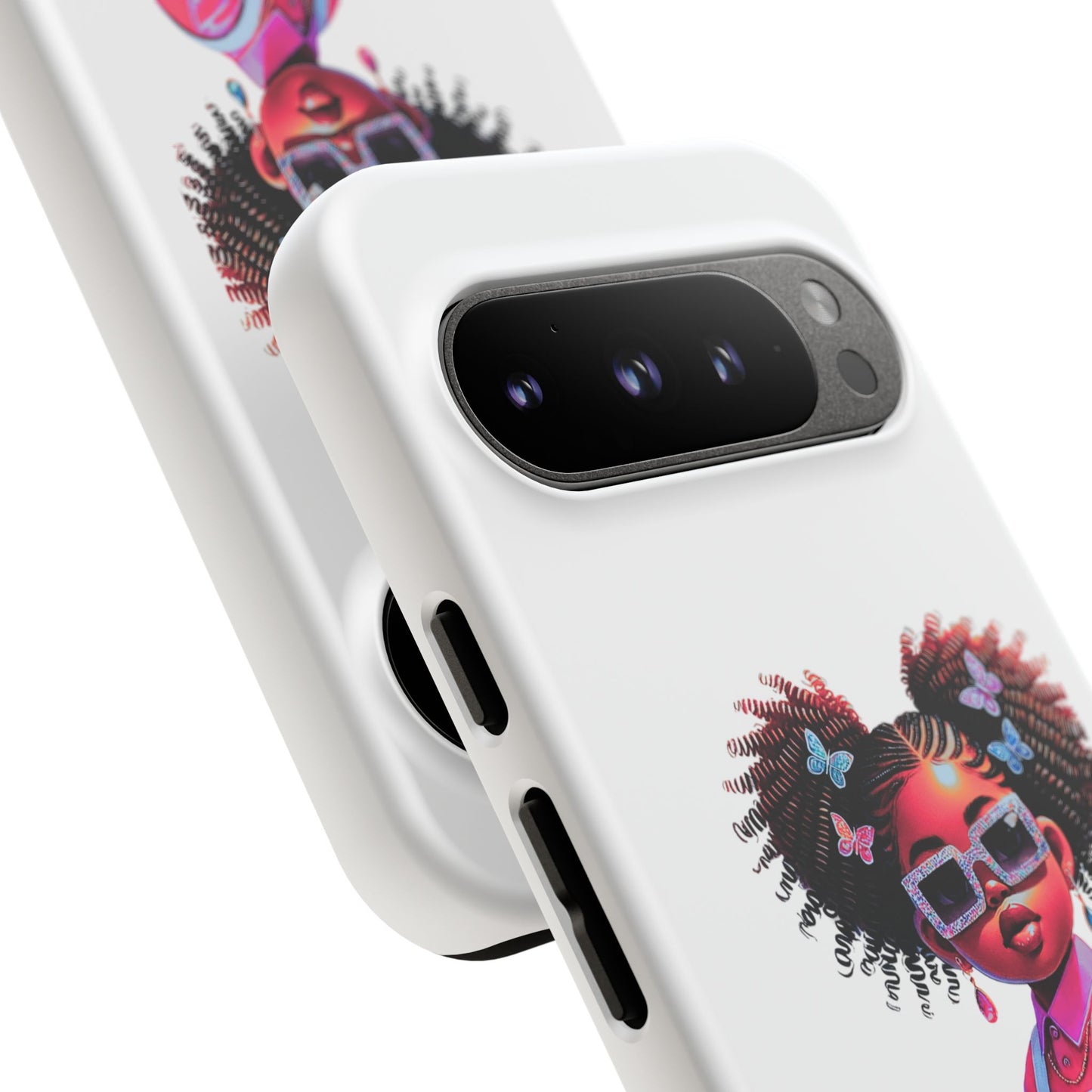 Trendy Phone Case - Sassy Girl Design, Personalized Gift, Durable Protection, Kid's Room Decor, Fun Accessory