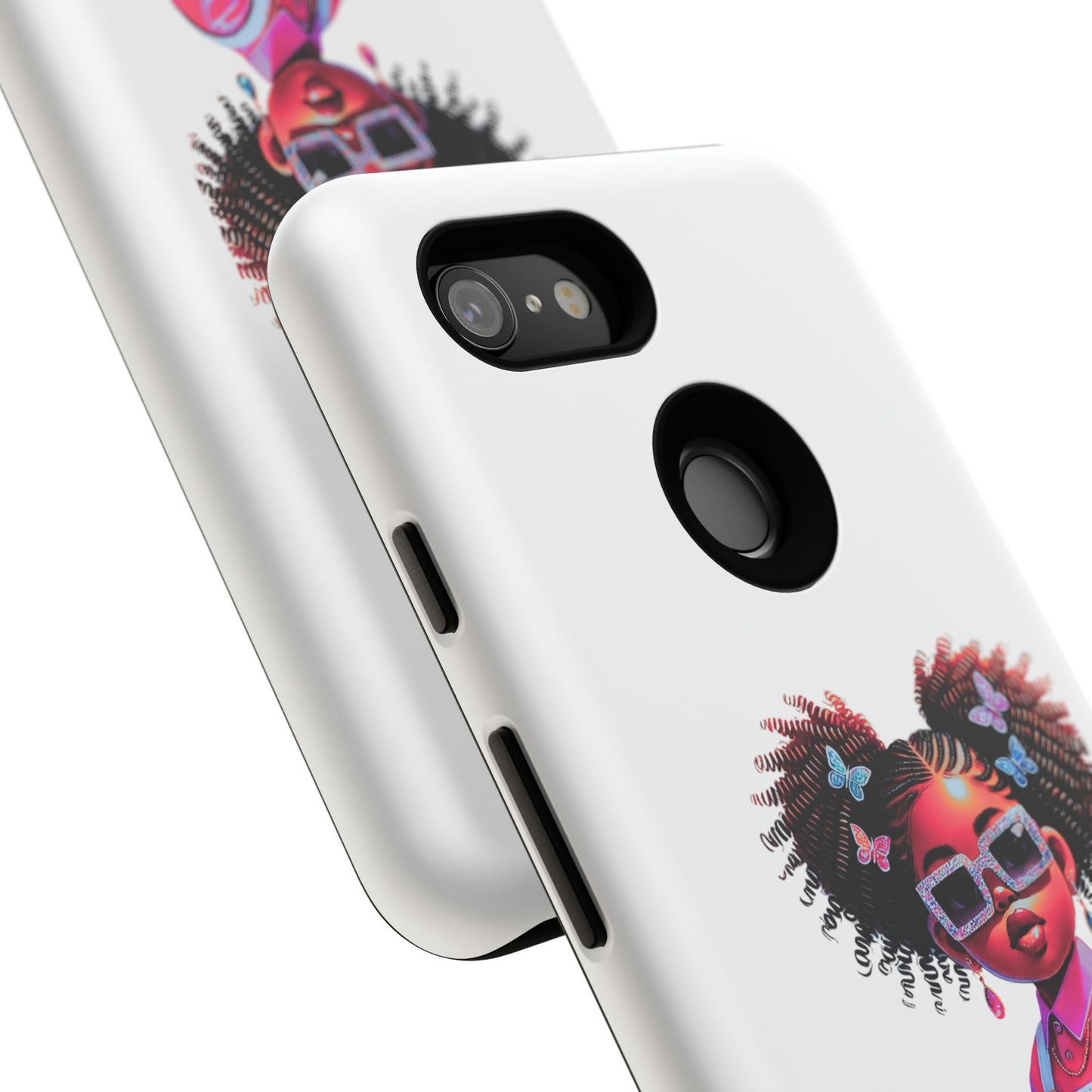 Trendy Phone Case - Sassy Girl Design, Personalized Gift, Durable Protection, Kid's Room Decor, Fun Accessory