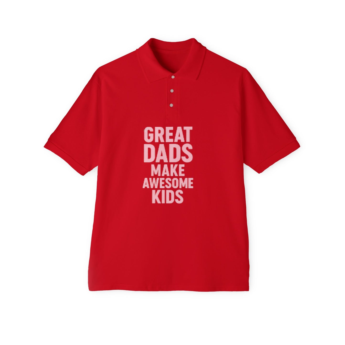 Polo Shirt Great Dad Make Awesome Kids Father's Day Gift