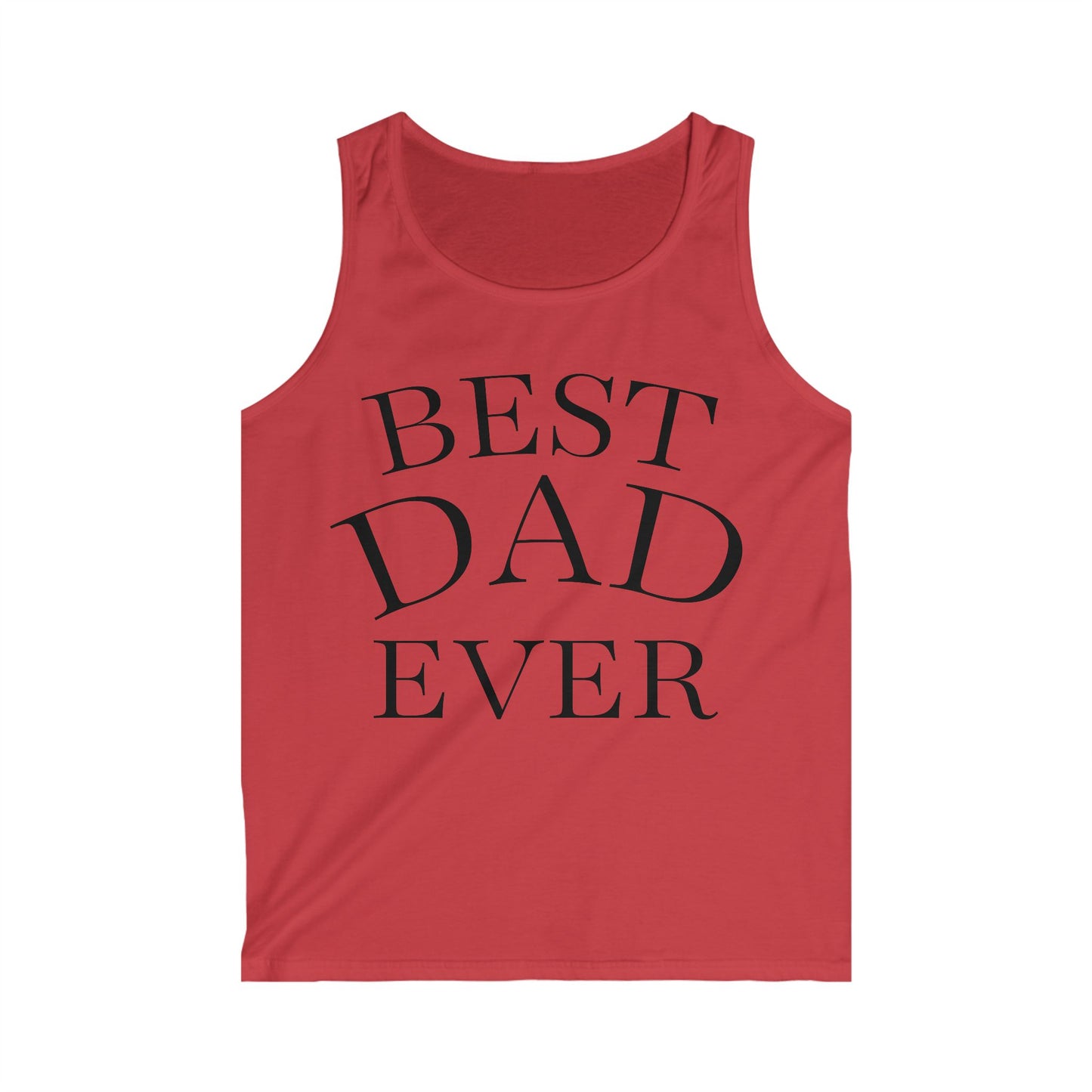 Men's Best Dad Ever Softstyle Tank Top | Perfect Gift for Father's Day