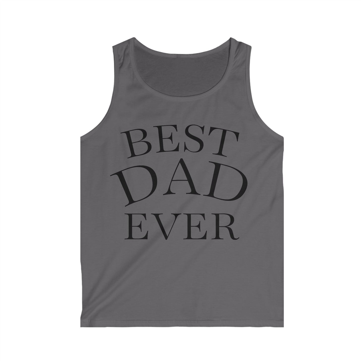 Men's Best Dad Ever Softstyle Tank Top | Perfect Gift for Father's Day