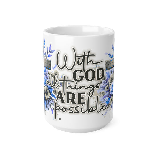 Ceramic Coffee Mug with Inspirational Quote, Floral Design, Motivational Gift for Friends, Tea Cup for Home, Office, Gifts for Women