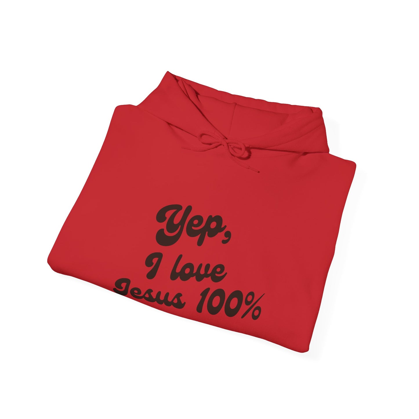 Yep I Love Jesus Faith-Inspired Hoodie