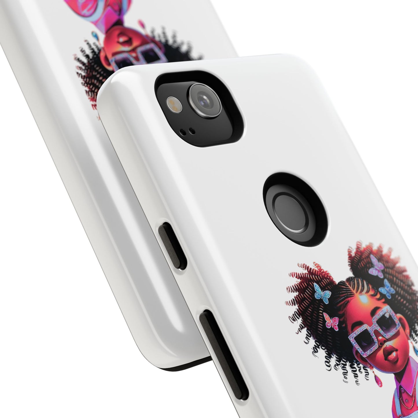 Trendy Phone Case - Sassy Girl Design, Personalized Gift, Durable Protection, Kid's Room Decor, Fun Accessory