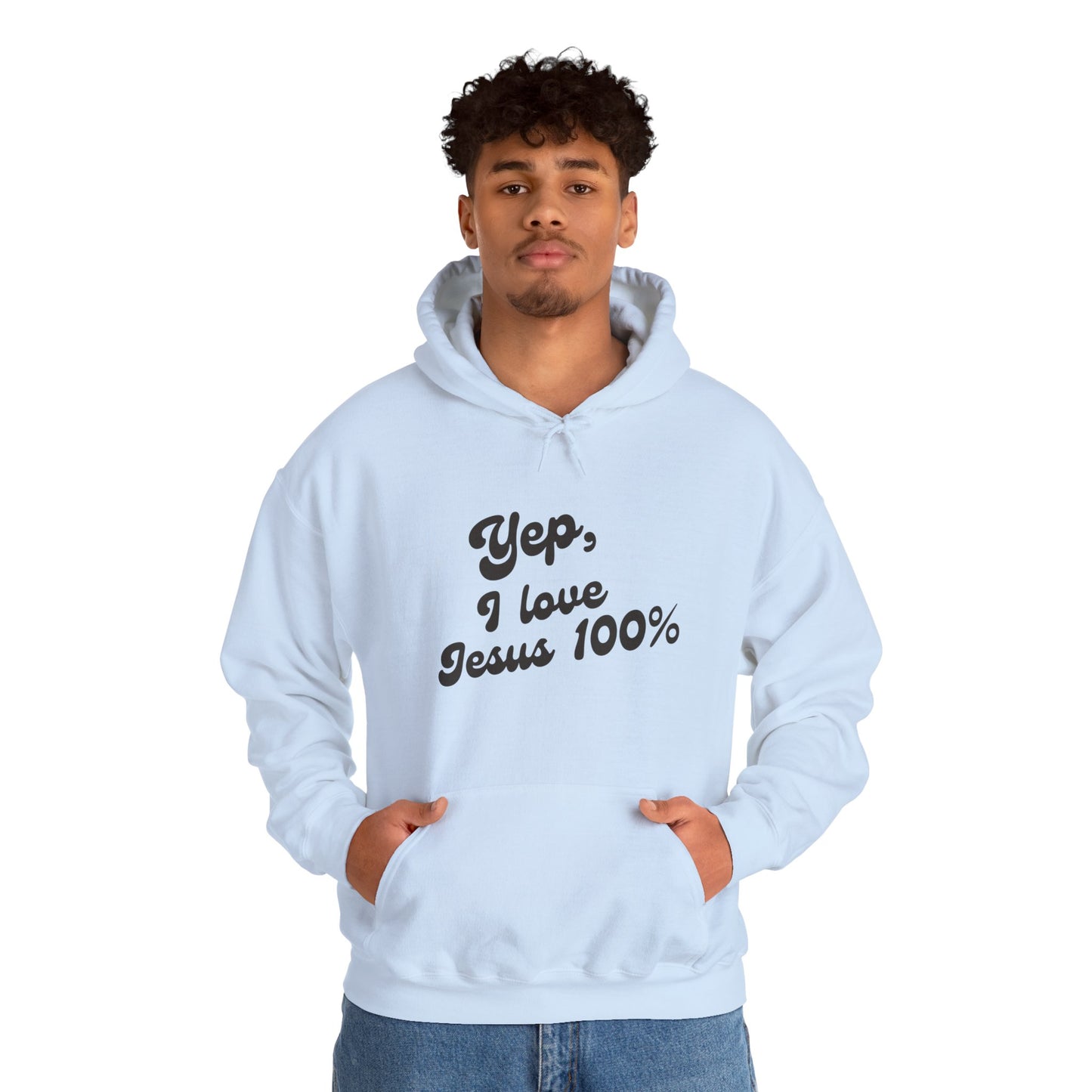 Yep I Love Jesus Faith-Inspired Hoodie