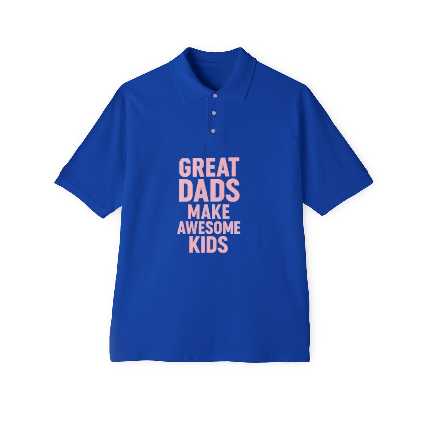 Polo Shirt Great Dad Make Awesome Kids Father's Day Gift