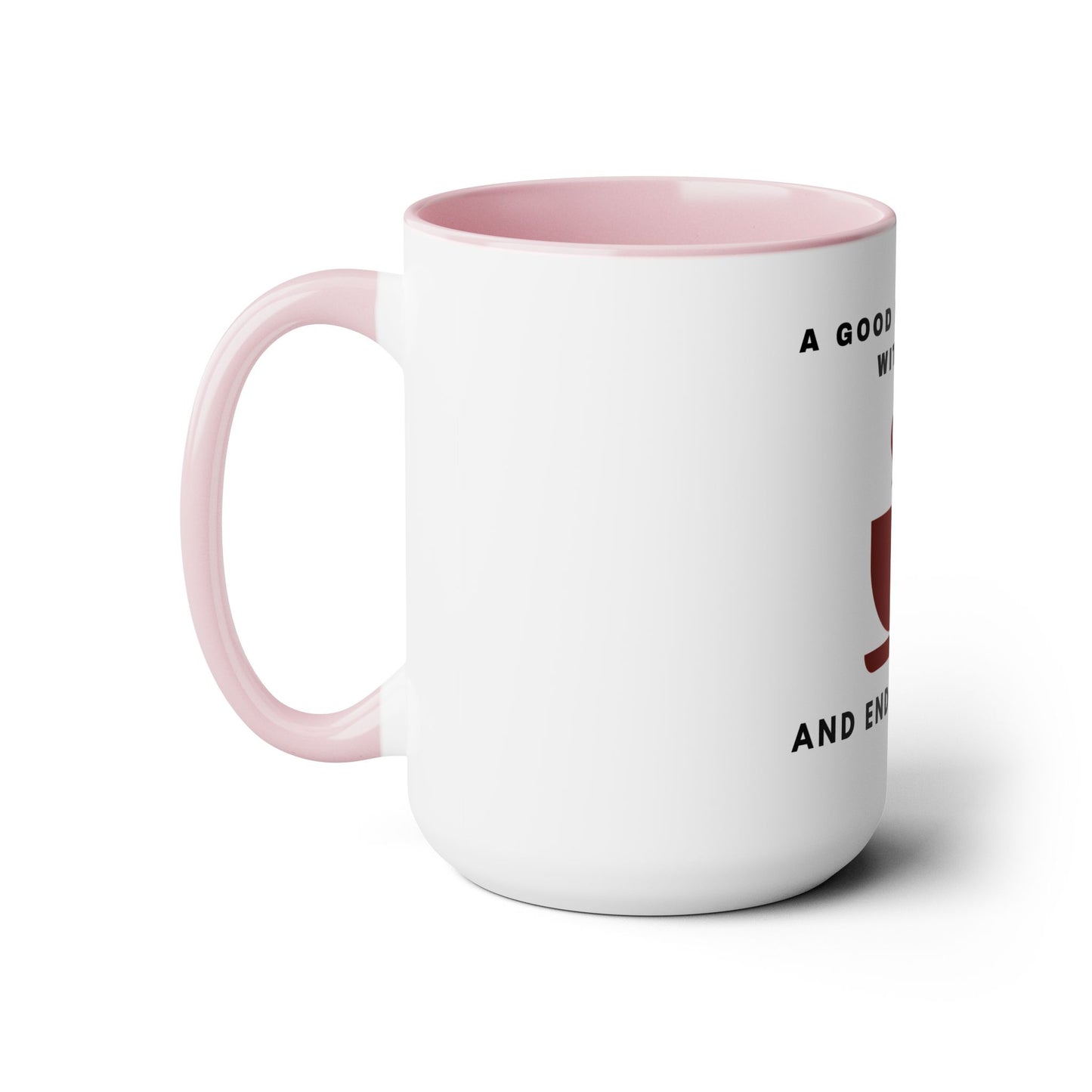 A Good Day Begins With Tea Two-Tone Mugs