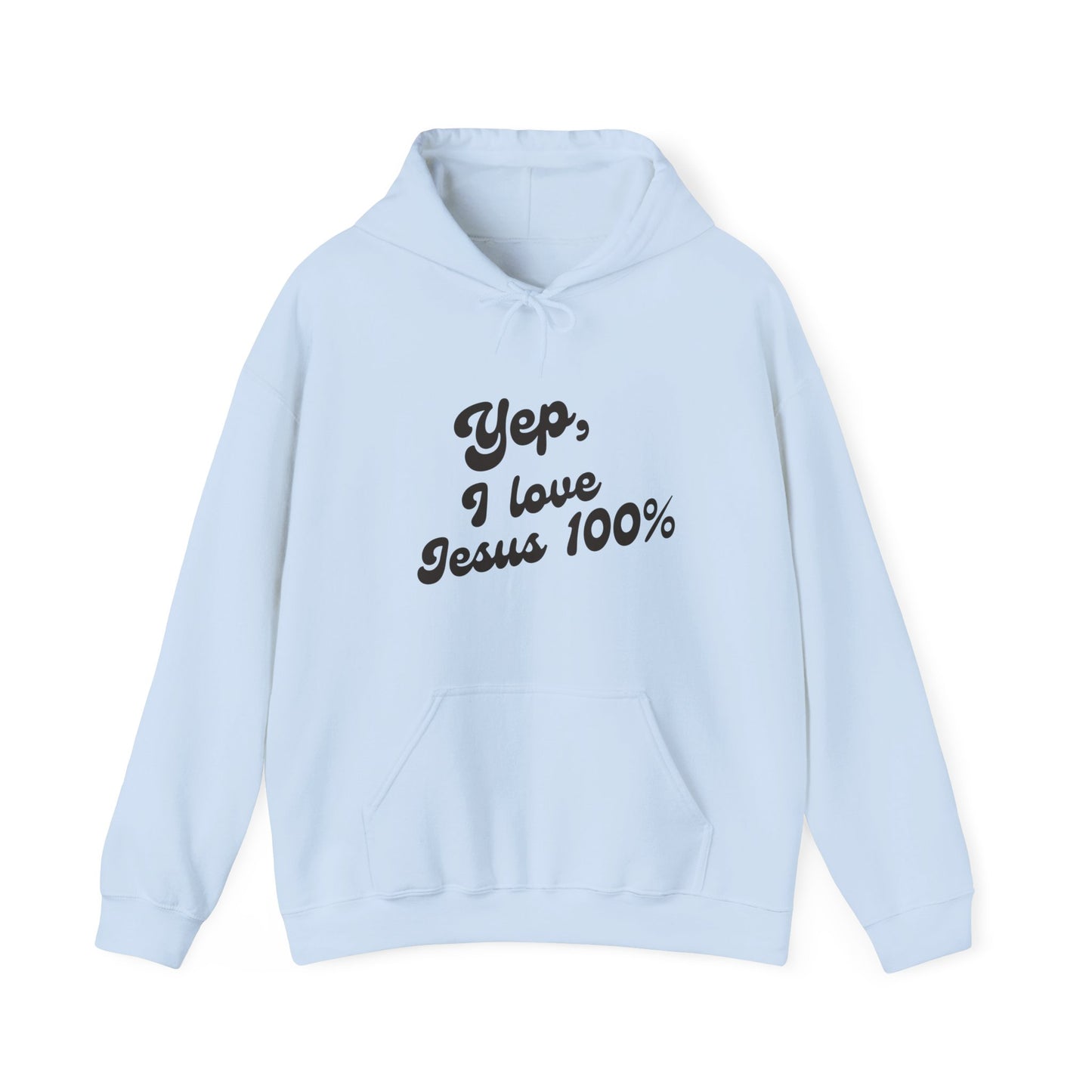 Yep I Love Jesus Faith-Inspired Hoodie