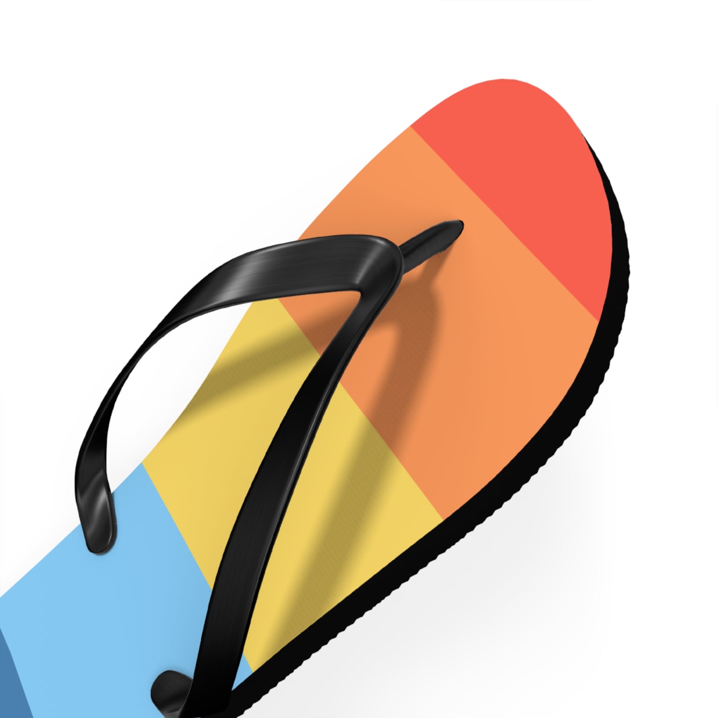 Colorful Summer Flip Flops, Beach Footwear, Vacation Sandals, Summer Accessories, Fun Pool Slides