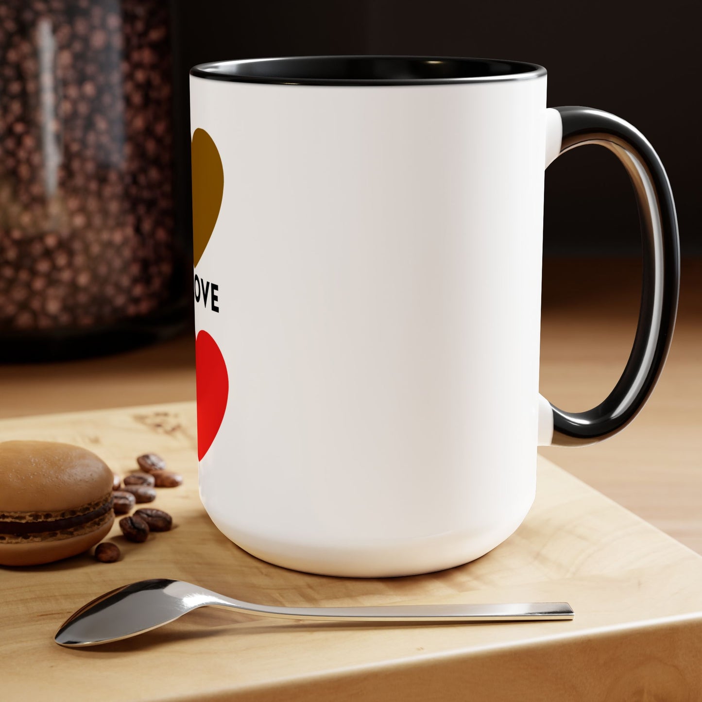 All I Need Is Love Two-Tone Coffee Mugs
