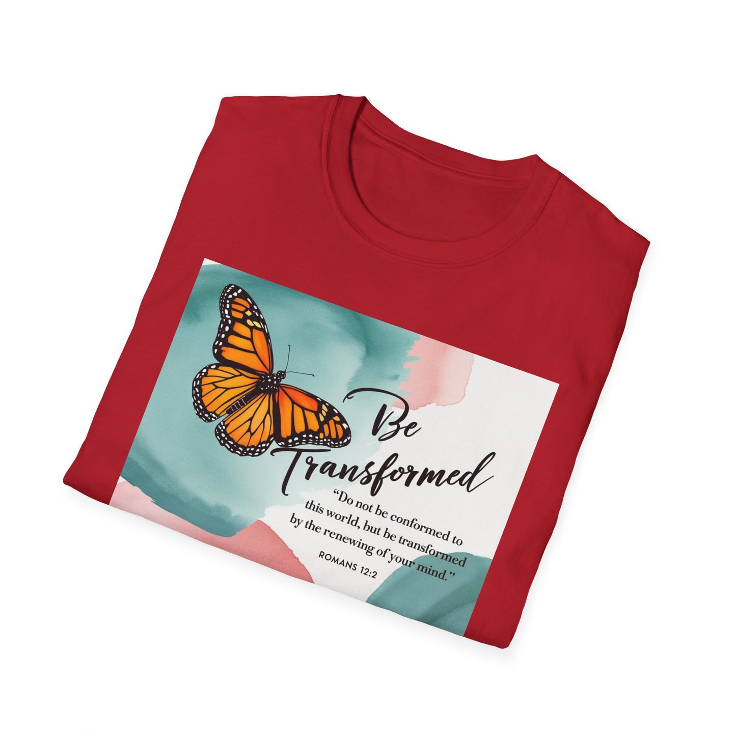 Inspirational Butterfly T-Shirt - 'Be Transformed'