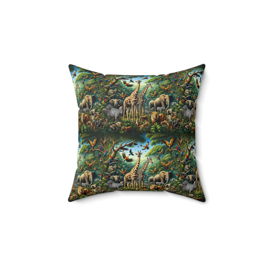 Spun Polyester Square Pillow