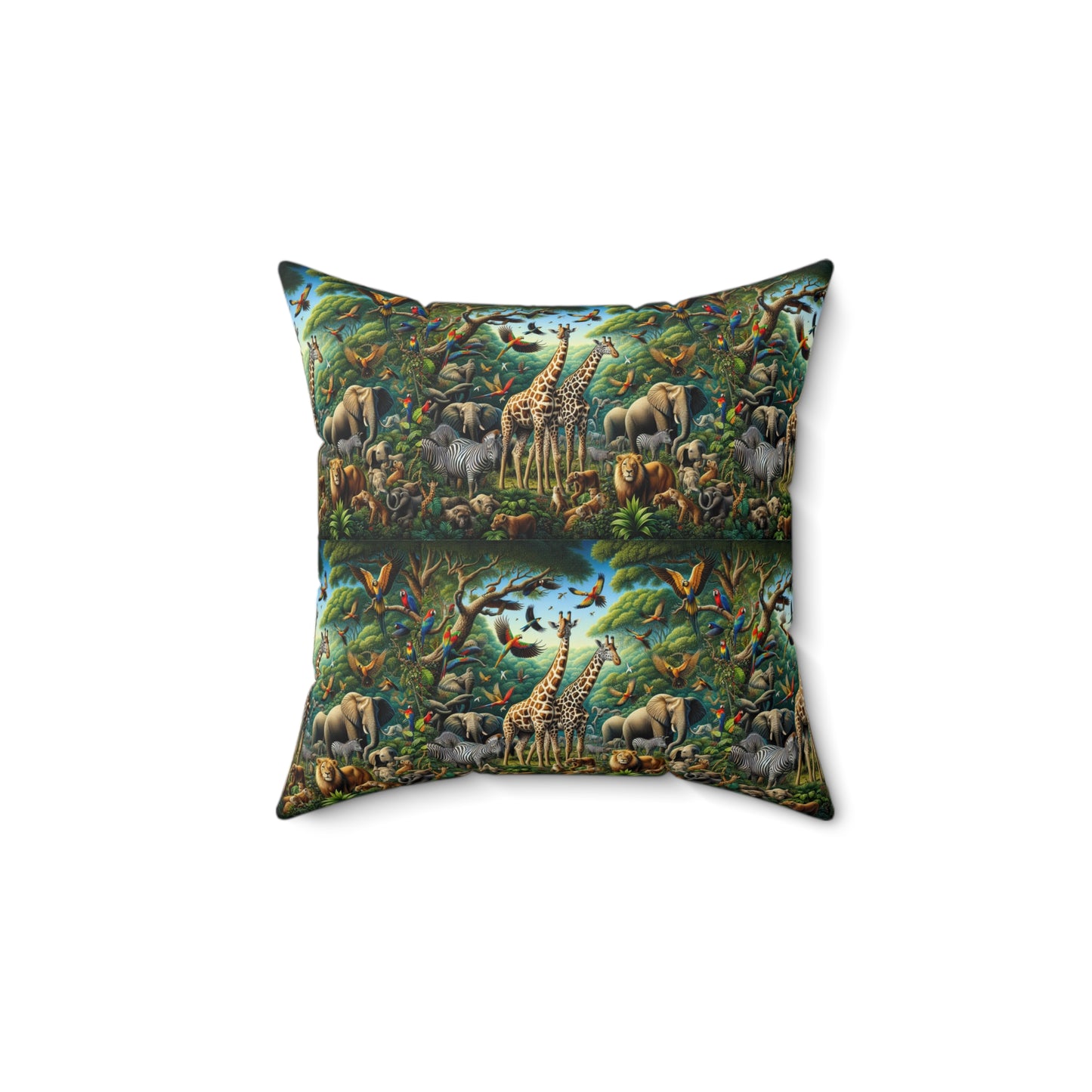 Spun Polyester Square Pillow