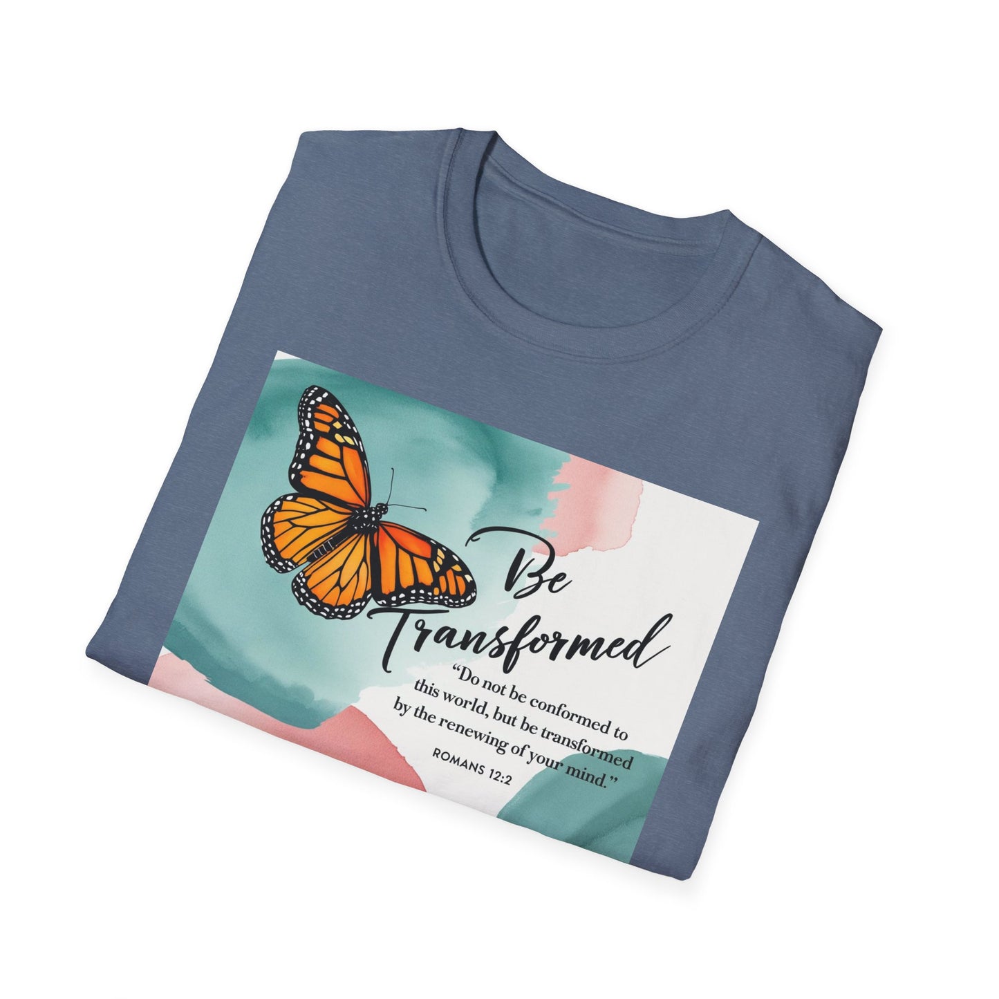 Inspirational Butterfly T-Shirt - 'Be Transformed'