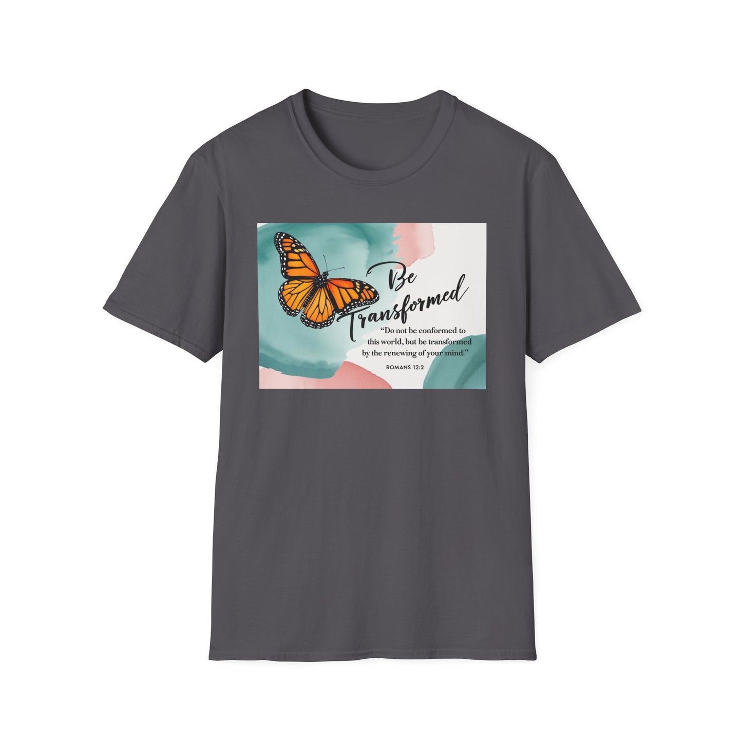 Inspirational Butterfly T-Shirt - 'Be Transformed'