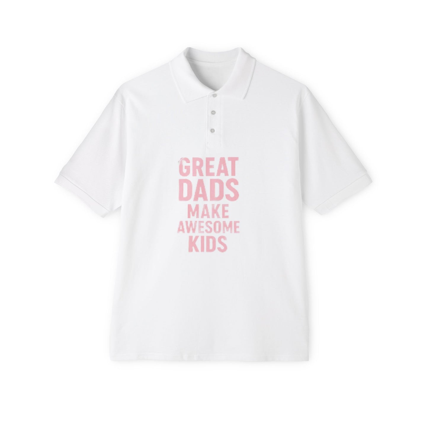 Polo Shirt Great Dad Make Awesome Kids Father's Day Gift