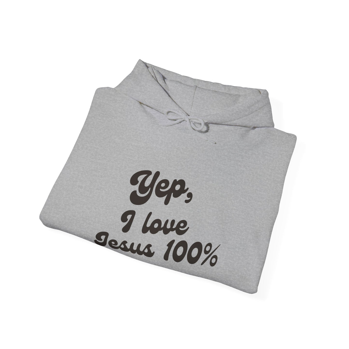 Yep I Love Jesus Faith-Inspired Hoodie