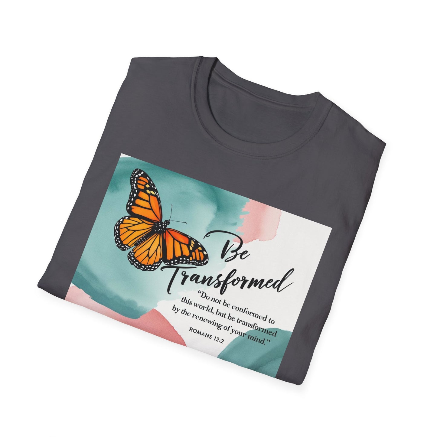 Inspirational Butterfly T-Shirt - 'Be Transformed'